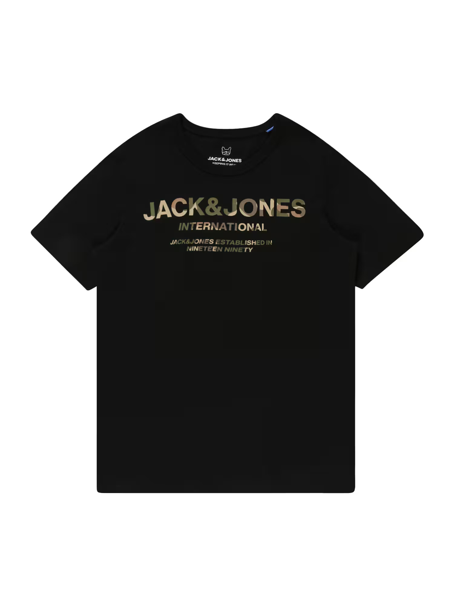 Jack & Jones Junior Μπλουζάκι μπεζ / καφέ / χακί / μαύρο - Pepit.gr