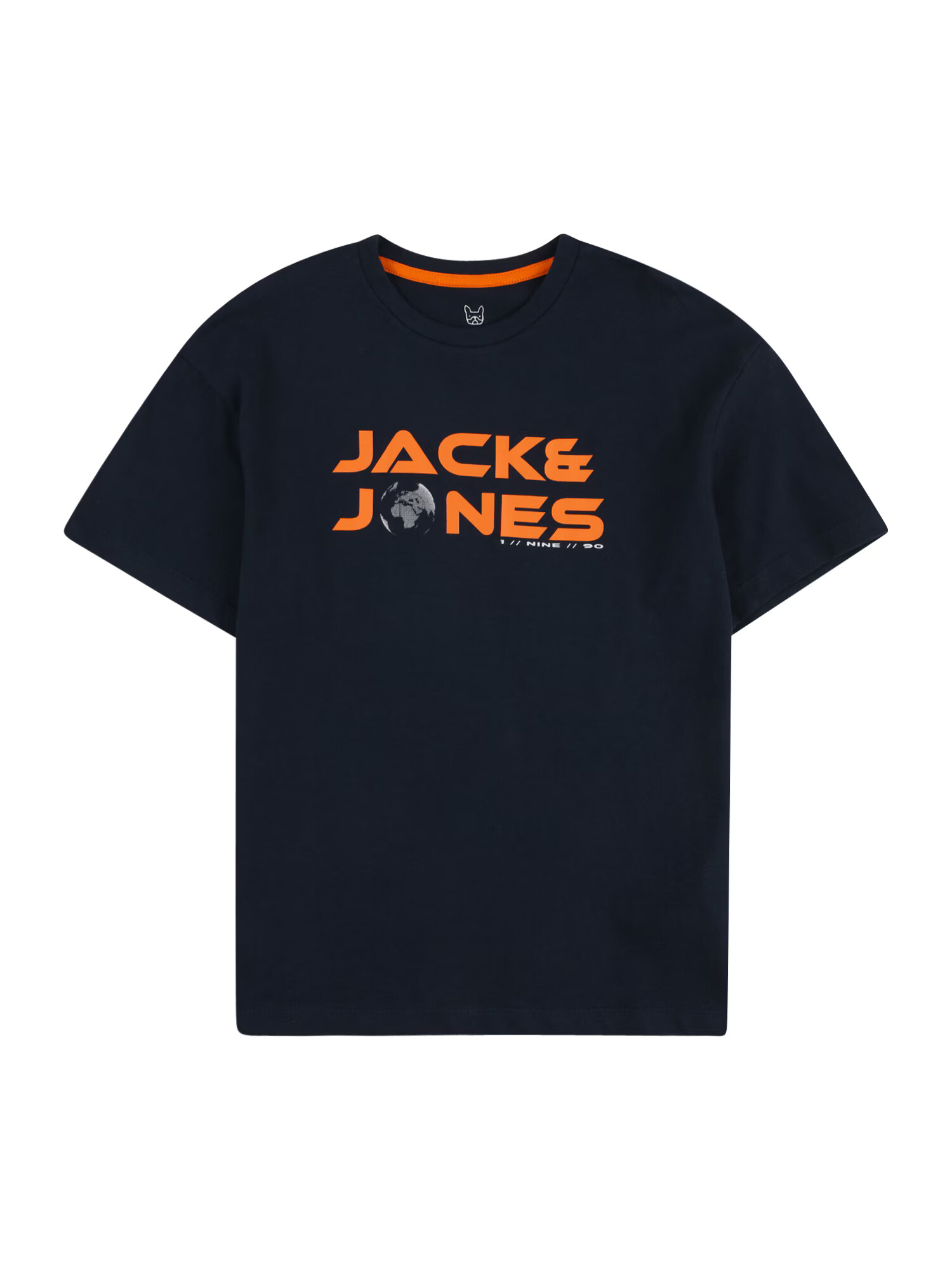 Jack & Jones Junior Μπλουζάκι ναυτικό μπλε / γκρι / πορτοκαλί - Pepit.gr