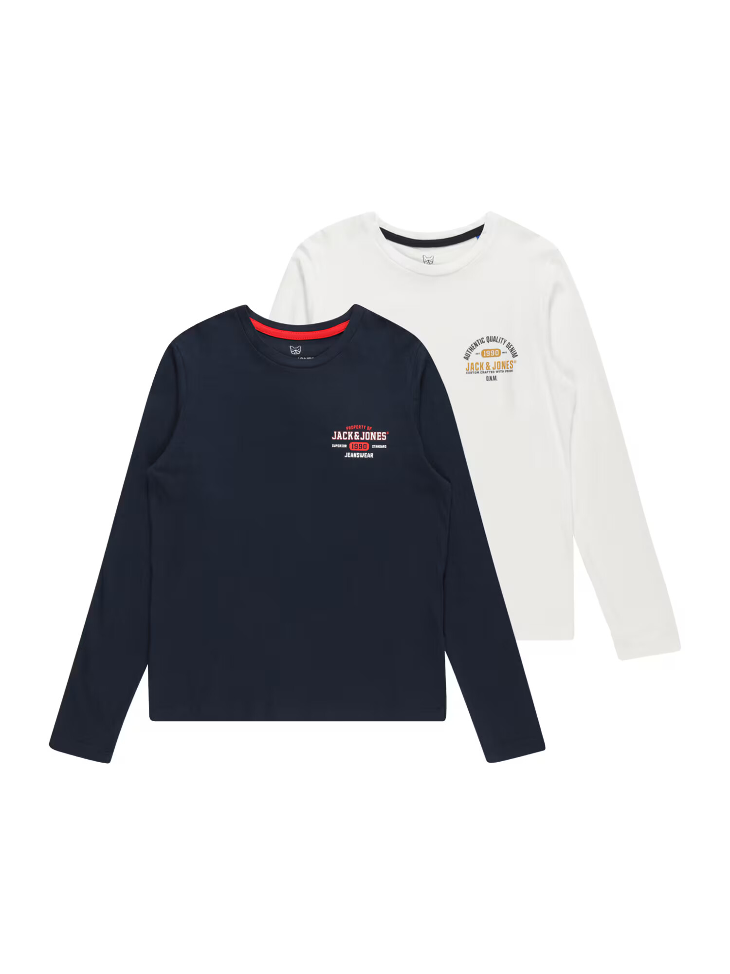 Jack & Jones Junior Μπλουζάκι ναυτικό μπλε / μουσταρδί / κόκκινο / λευκό - Pepit.gr