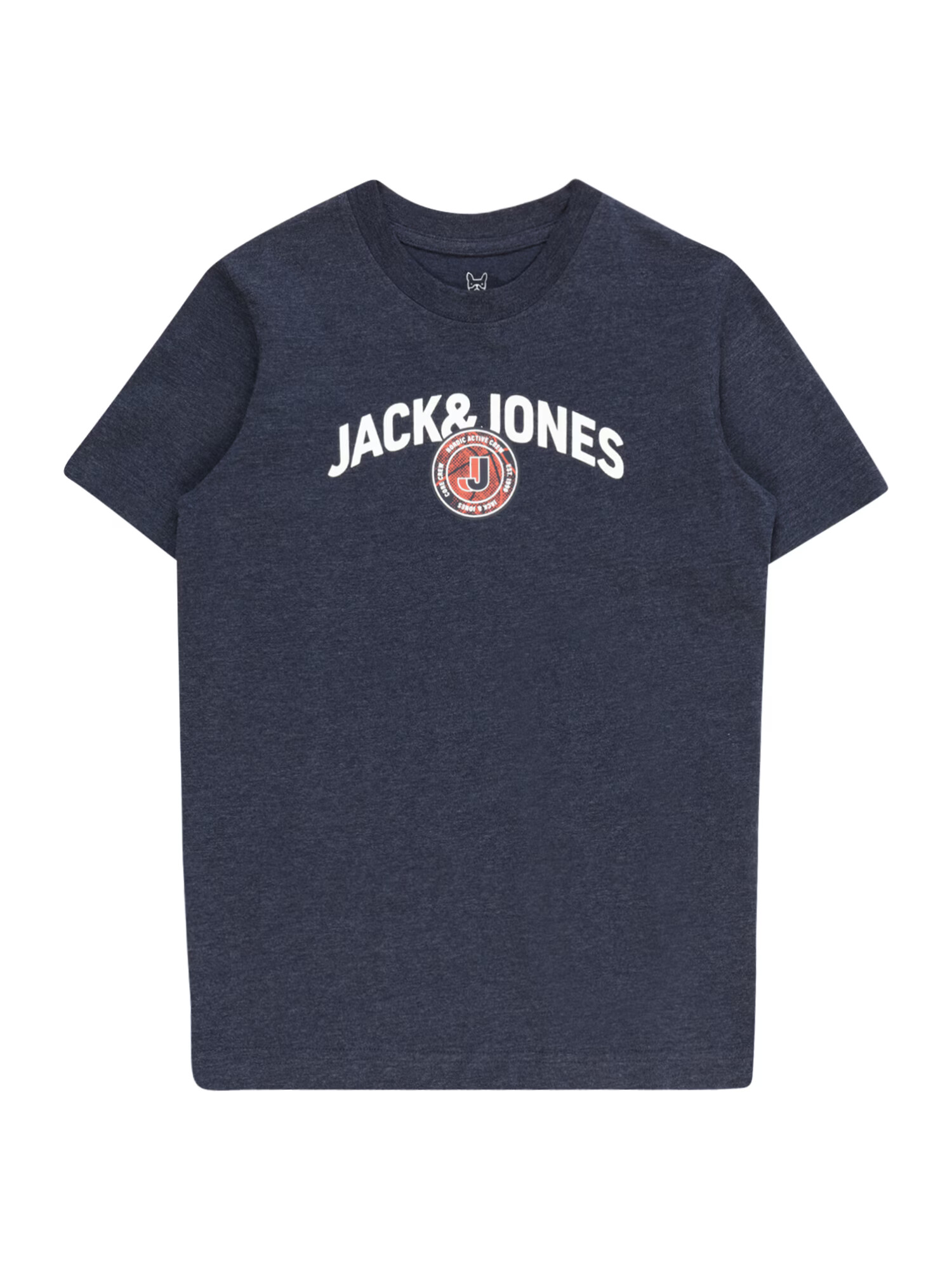 Jack & Jones Junior Μπλουζάκι 'OUNCE' ναυτικό μπλε / ανοικτό κόκκινο / λευκό - Pepit.gr