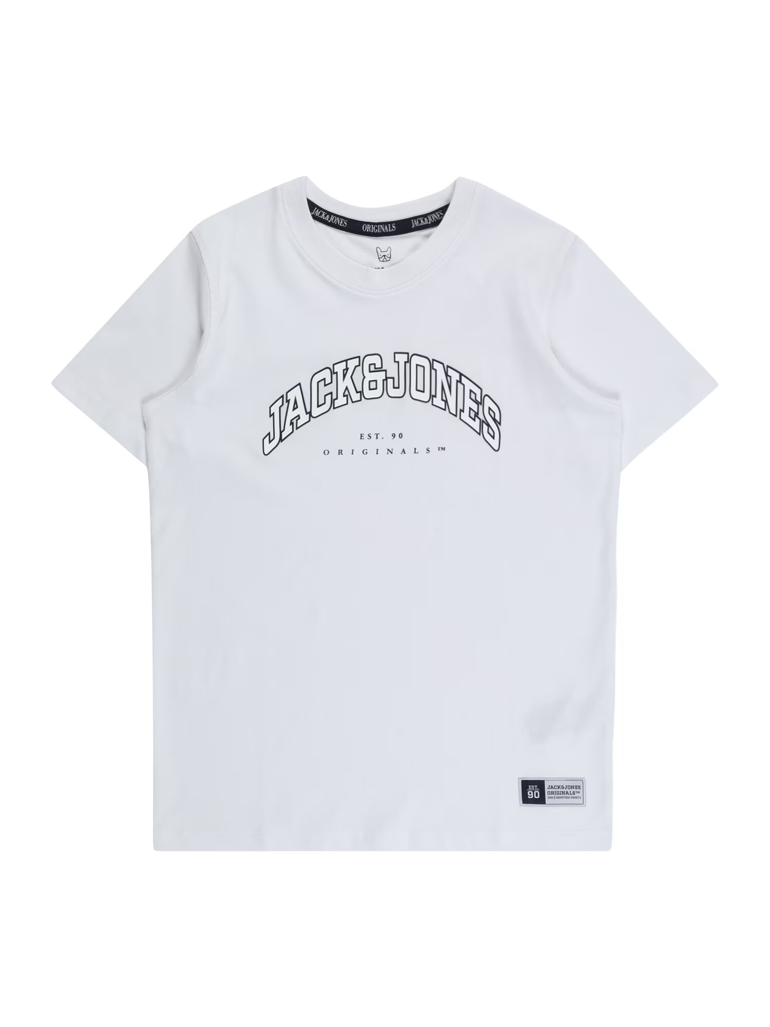 Jack & Jones Junior Μπλουζάκι 'WOODLAND' μαύρο / λευκό / offwhite - Pepit.gr