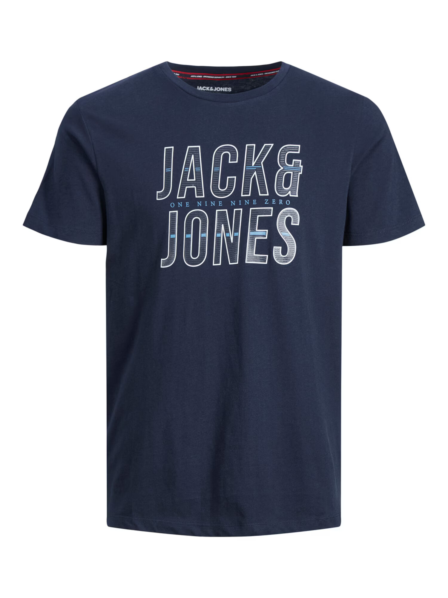 Jack & Jones Junior Μπλουζάκι 'XILO' μπλε / ναυτικό μπλε / λευκό - Pepit.gr