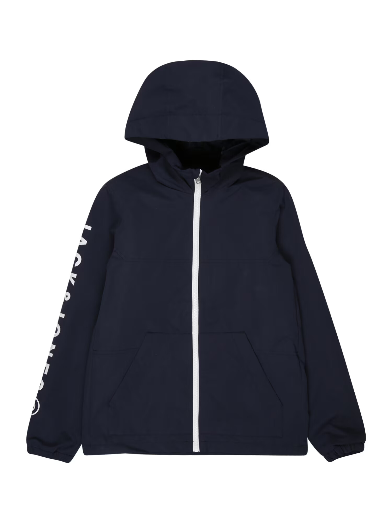 Jack & Jones Junior Φθινοπωρινό και ανοιξιάτικο μπουφάν ναυτικό μπλε / λευκό - Pepit.gr