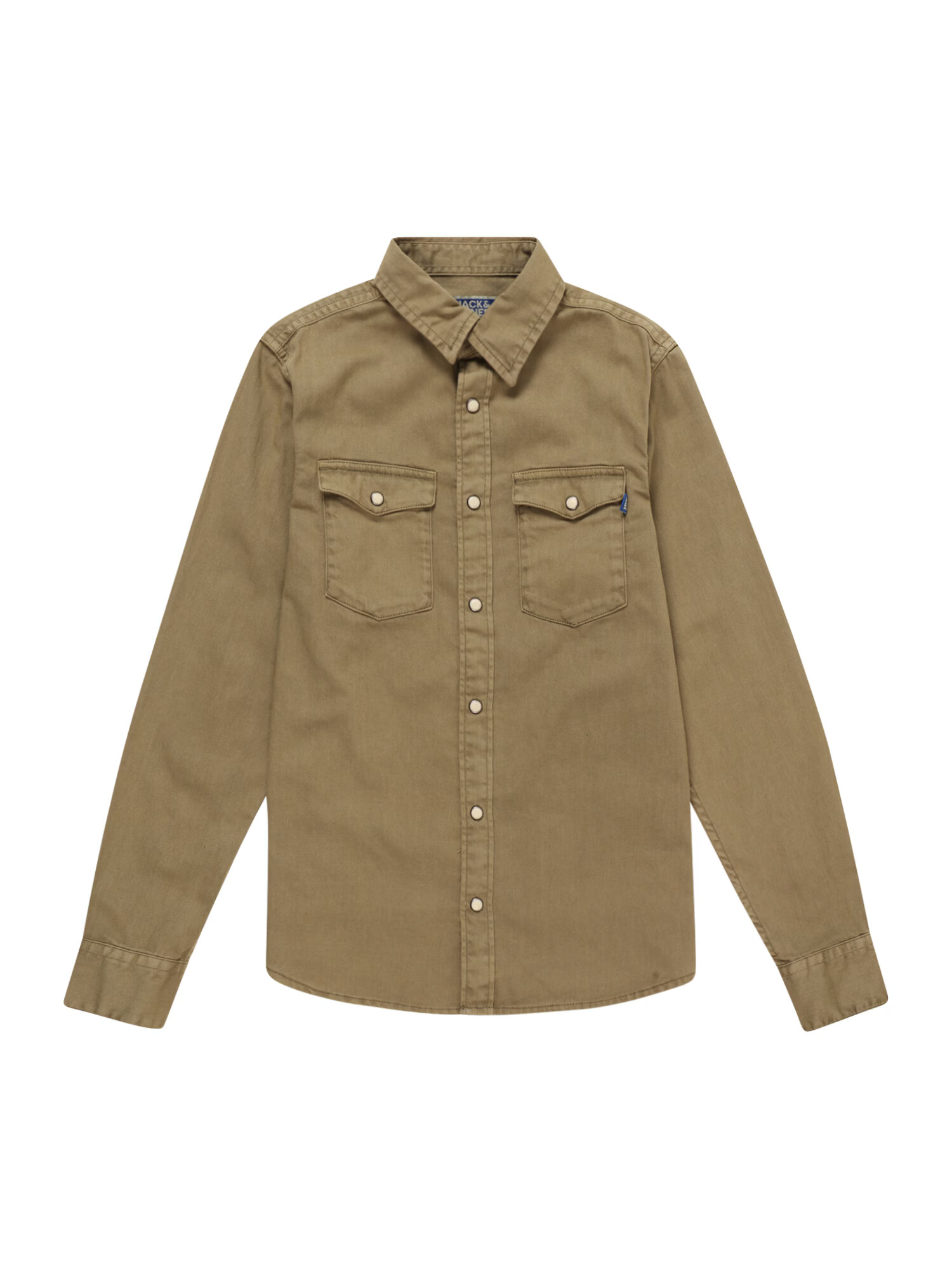 Jack & Jones Junior Πουκάμισο 'SHERIDAN' λαδί - Pepit.gr