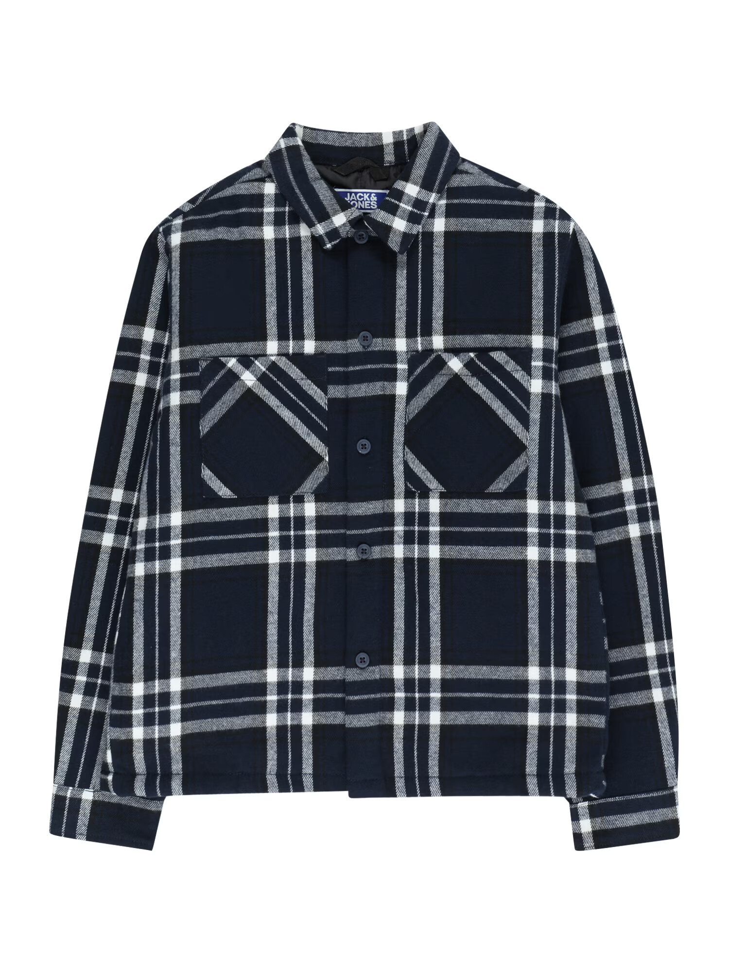 Jack & Jones Junior Πουκάμισο 'William' ναυτικό μπλε / λευκό - Pepit.gr