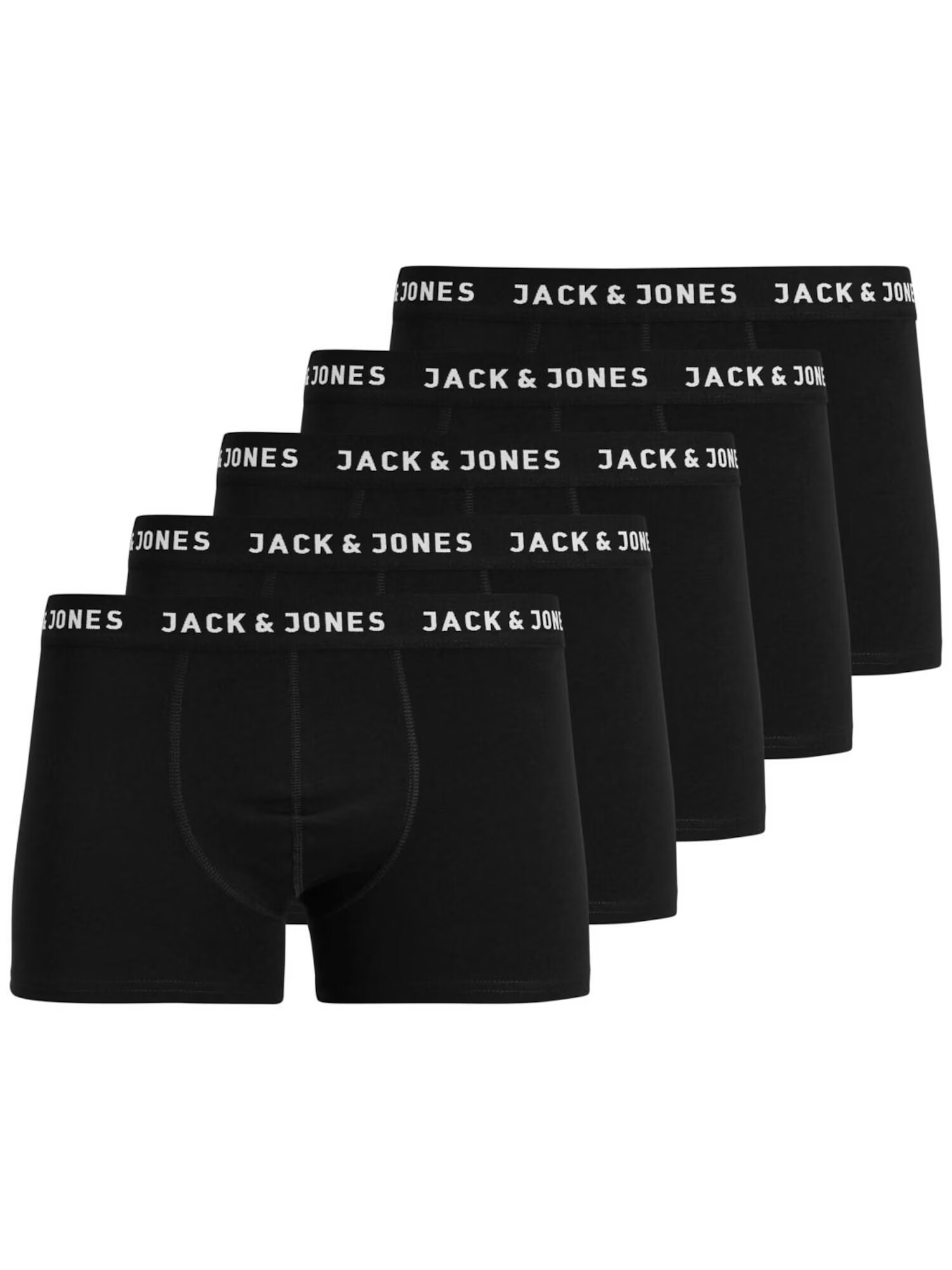 Jack & Jones Junior Σλιπ 'Huey' μαύρο / λευκό - Pepit.gr