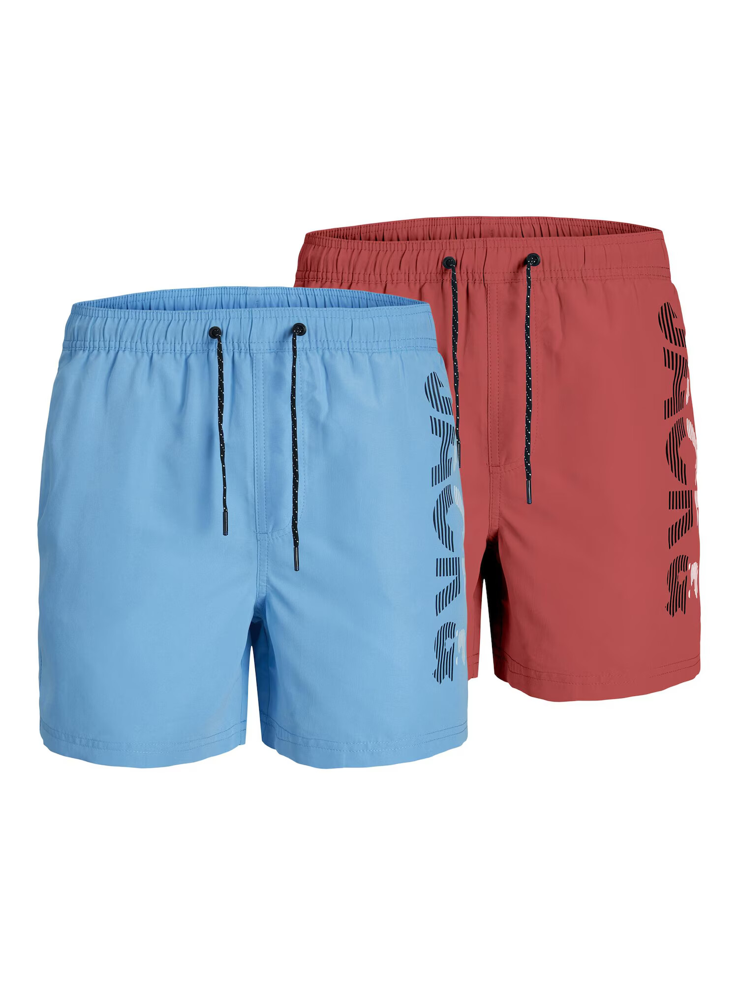 Jack & Jones Junior Σορτσάκι-μαγιό 'Fiji' ναυτικό μπλε / γαλάζιο / κοραλί / λευκό - Pepit.gr