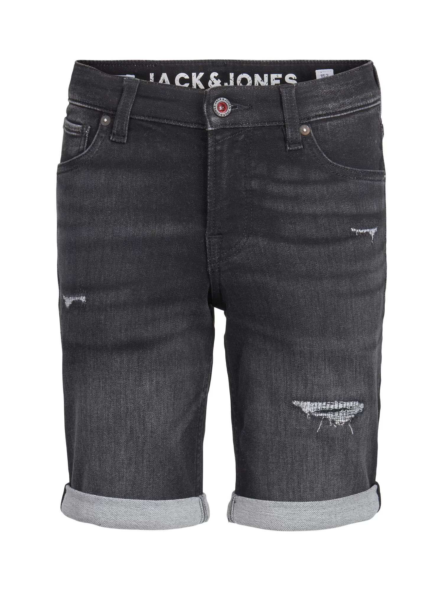 Jack & Jones Junior Τζιν 'Rick' μαύρο ντένιμ - Pepit.gr