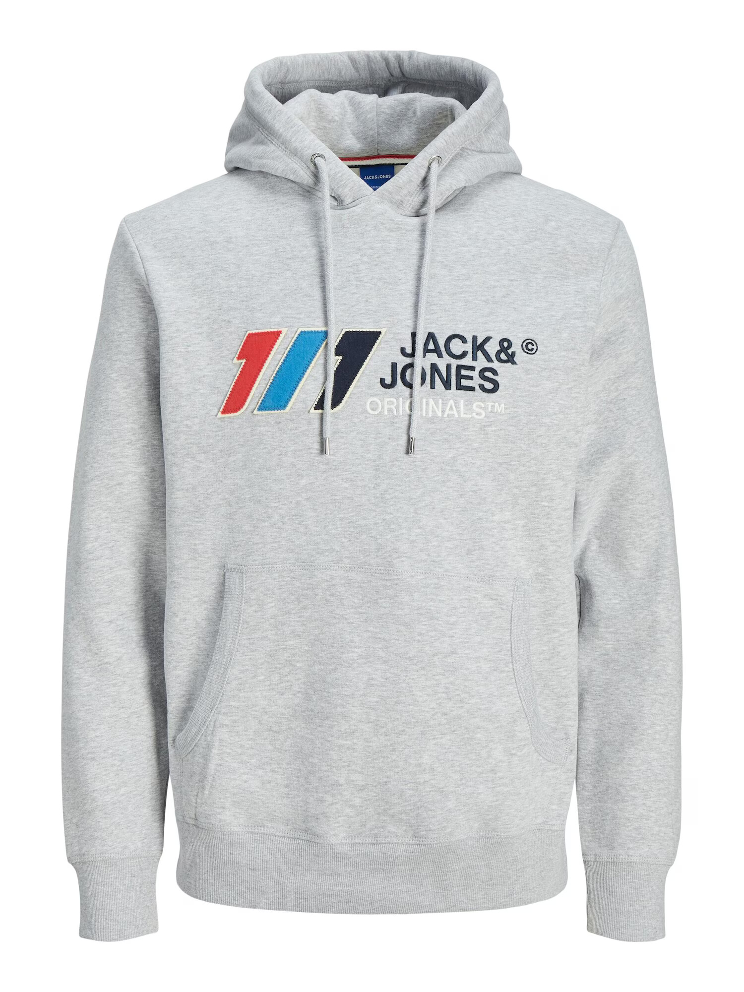 JACK & JONES Μπλούζα φούτερ ανοικτό γκρι / ανάμεικτα χρώματα - Pepit.gr