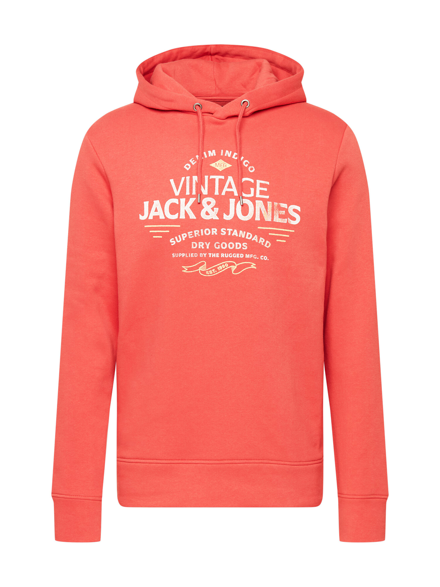 JACK & JONES Μπλούζα φούτερ 'BLUBOOSTER' γρεναδίνη / λευκό - Pepit.gr