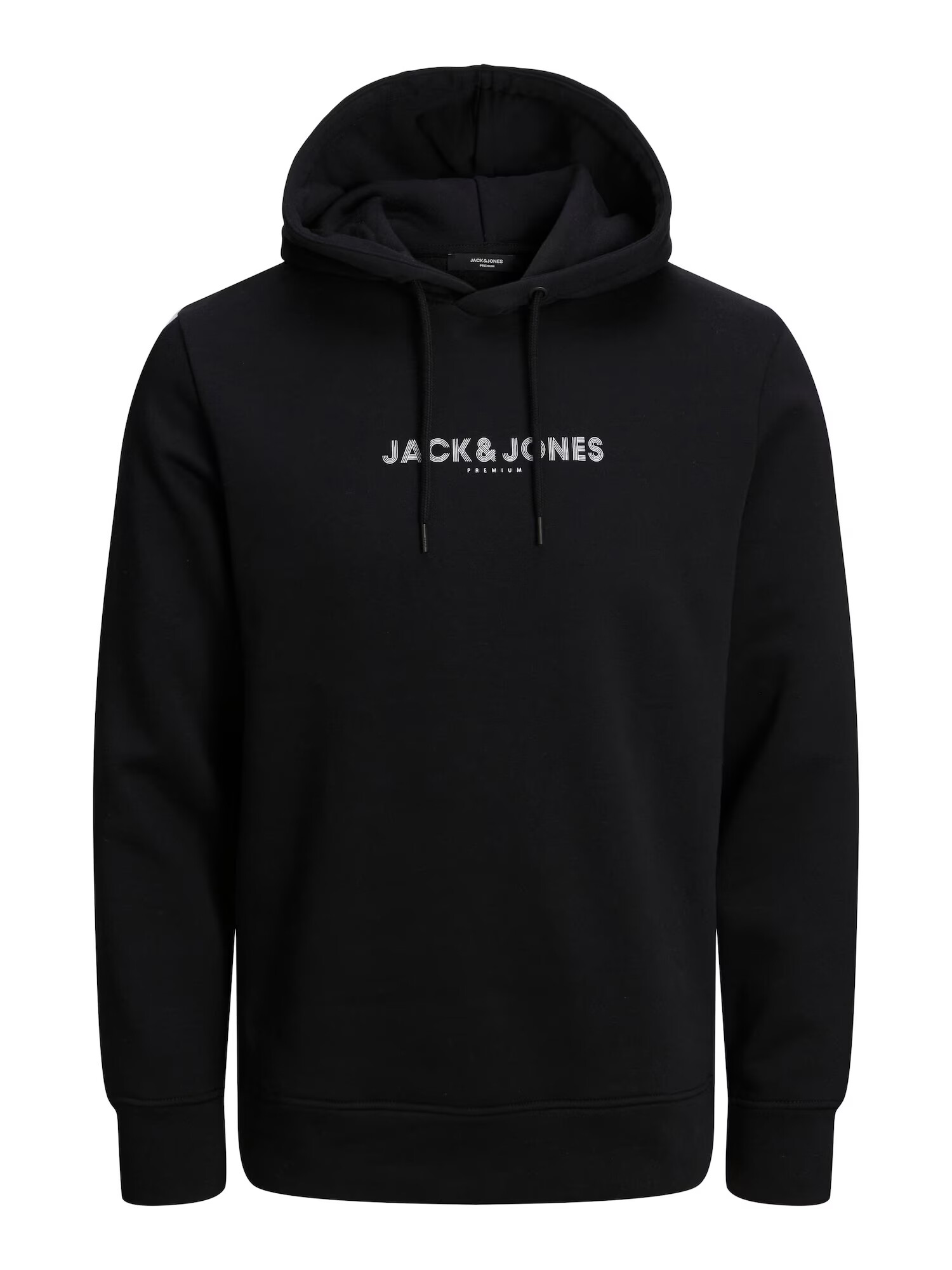 JACK & JONES Μπλούζα φούτερ 'Booster' μαύρο / λευκό - Pepit.gr