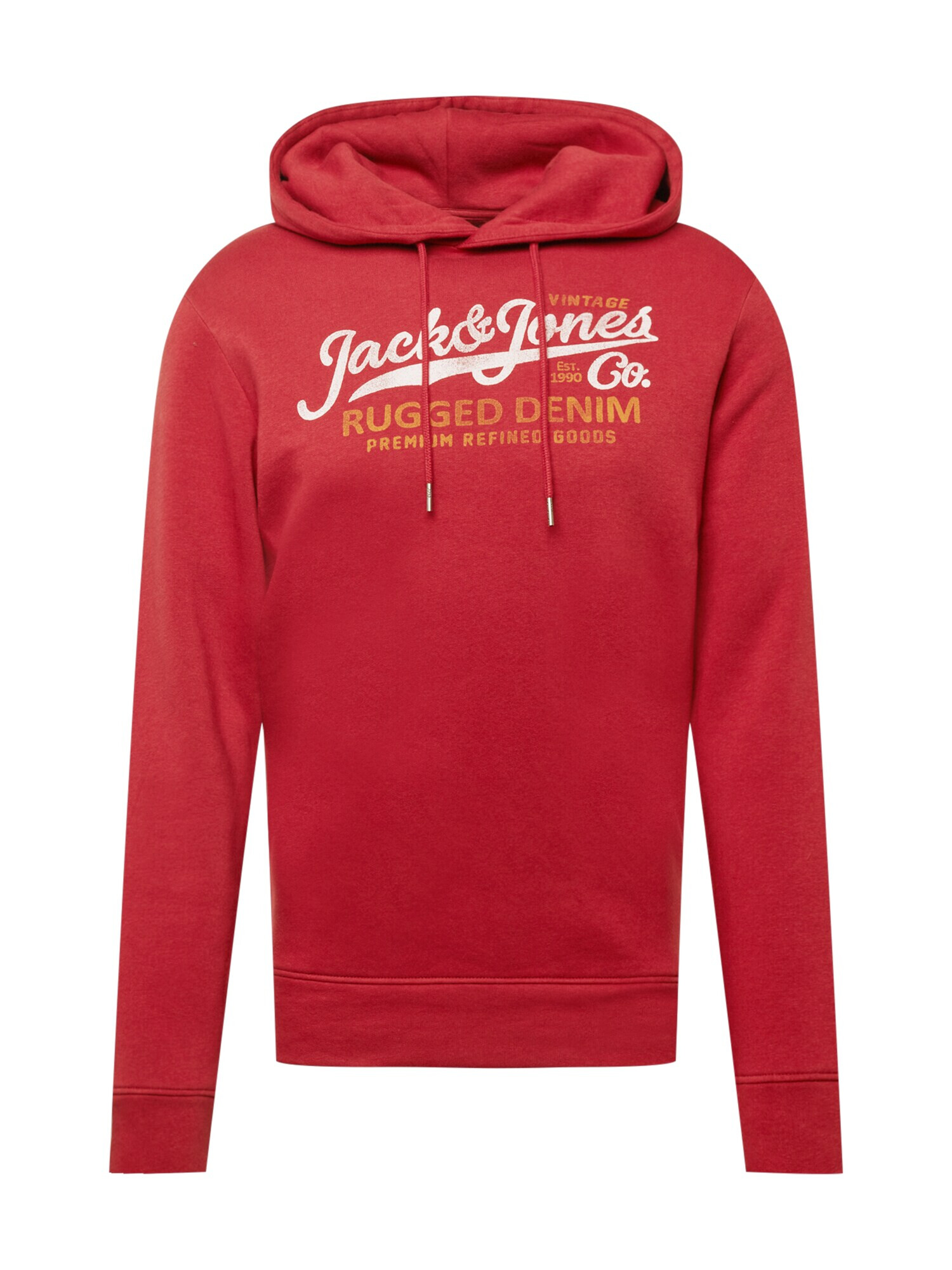 JACK & JONES Μπλούζα φούτερ 'BOOSTER' πορτοκαλί / κόκκινο / λευκό - Pepit.gr