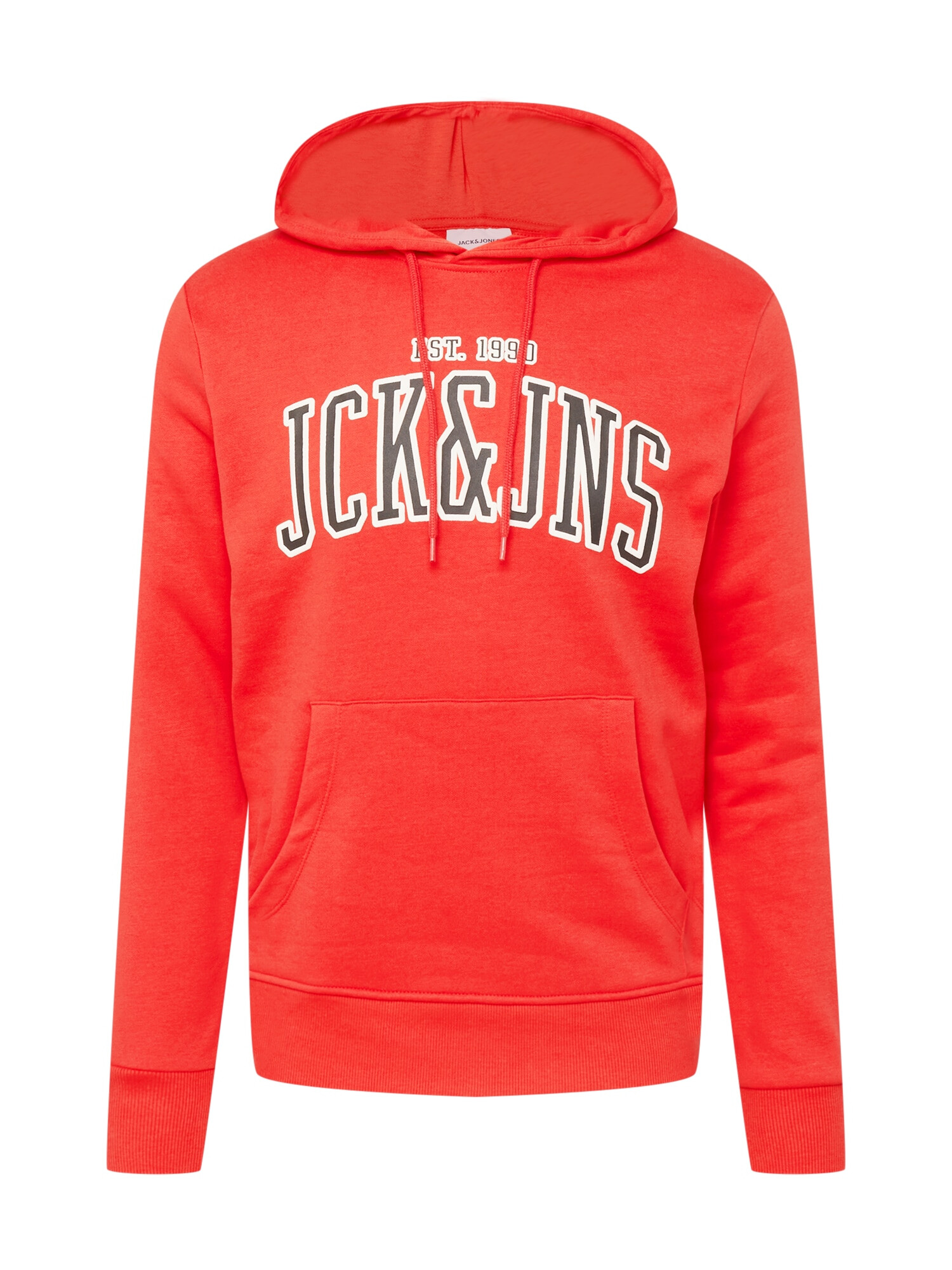 JACK & JONES Μπλούζα φούτερ 'CEMB' κόκκινο / μαύρο / λευκό - Pepit.gr