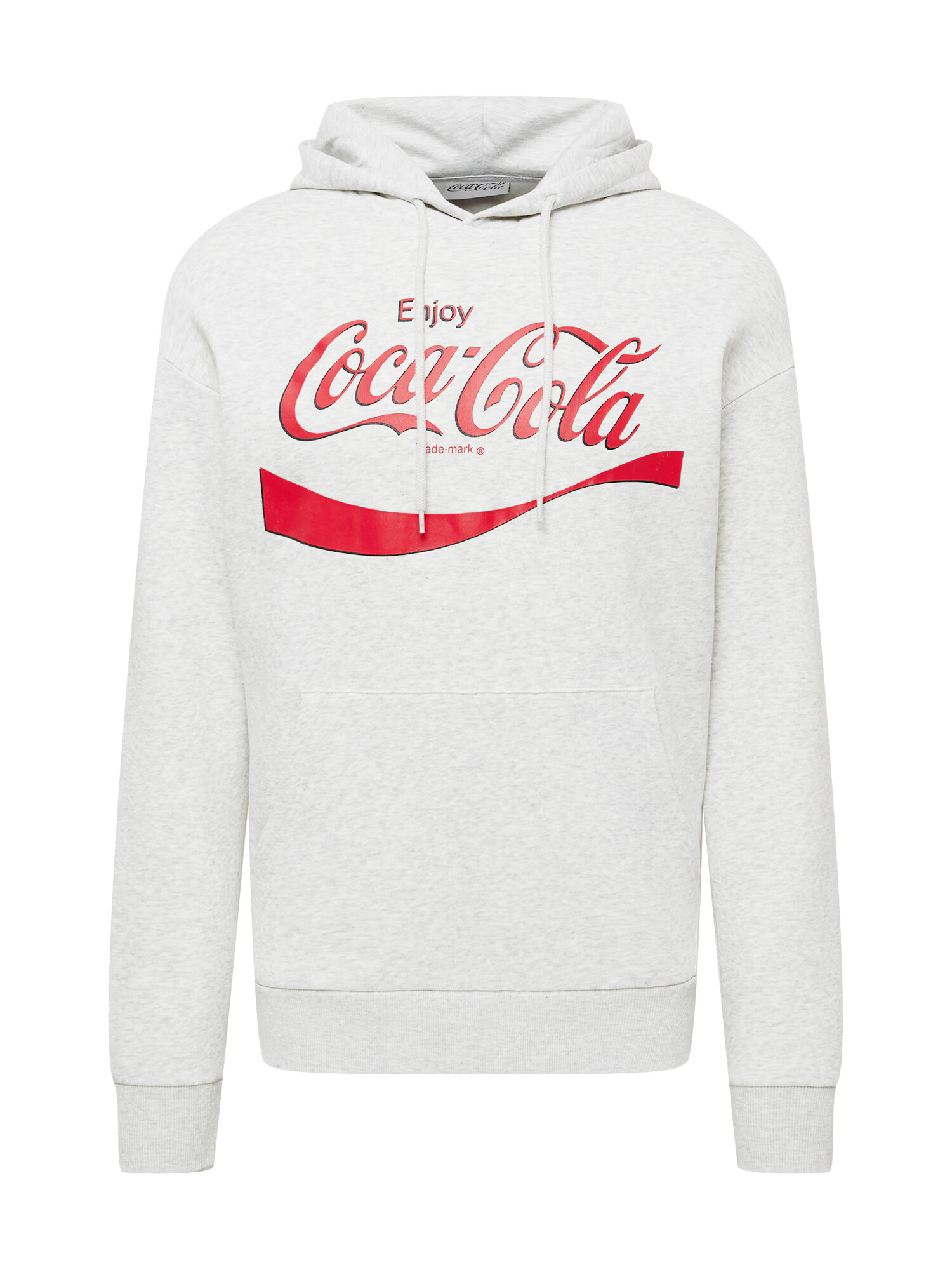 JACK & JONES Μπλούζα φούτερ 'COCA COLA' κόκκινο / λευκό μελανζέ - Pepit.gr