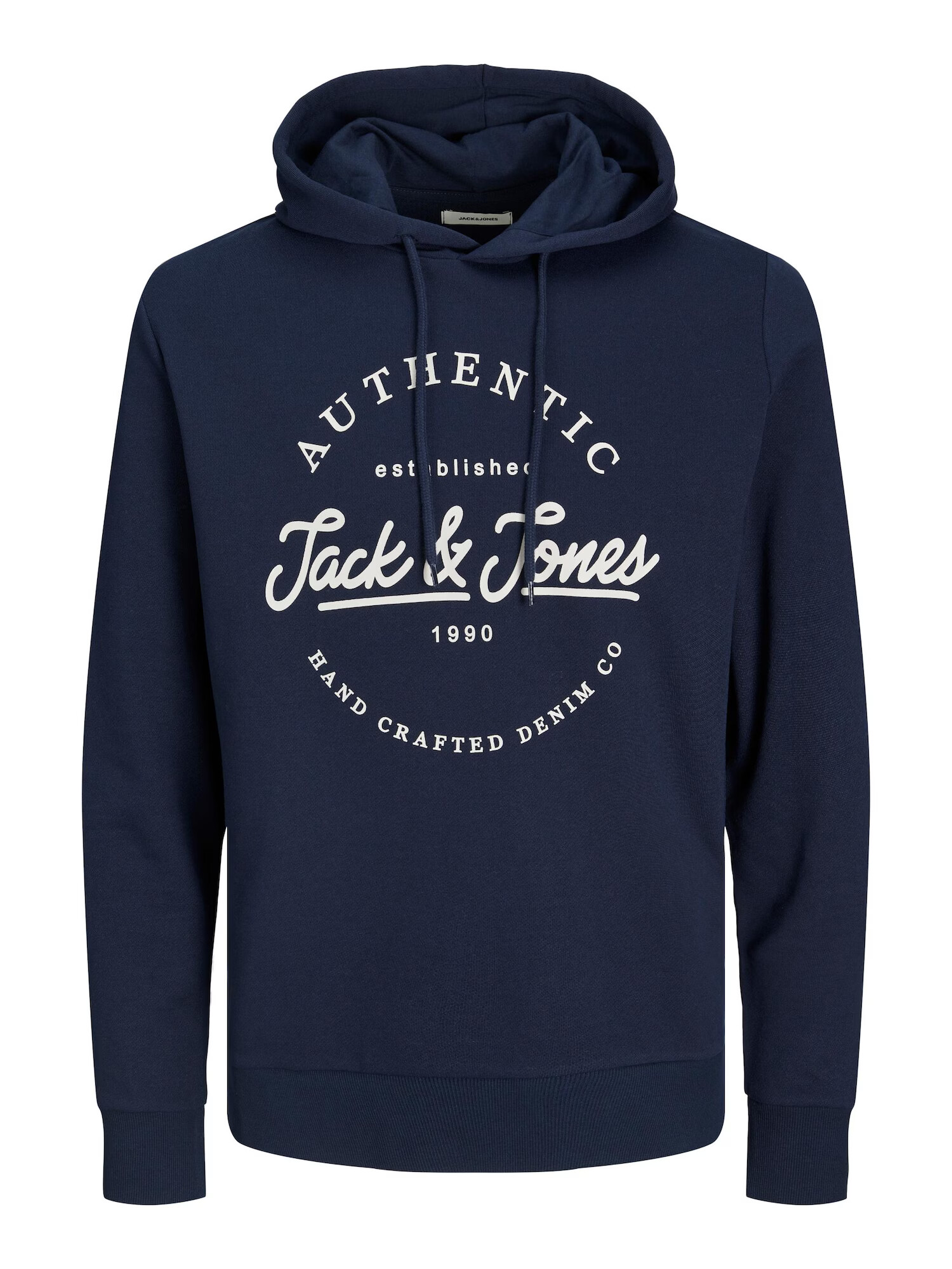 JACK & JONES Μπλούζα φούτερ 'Dusty' κρεμ / ναυτικό μπλε - Pepit.gr