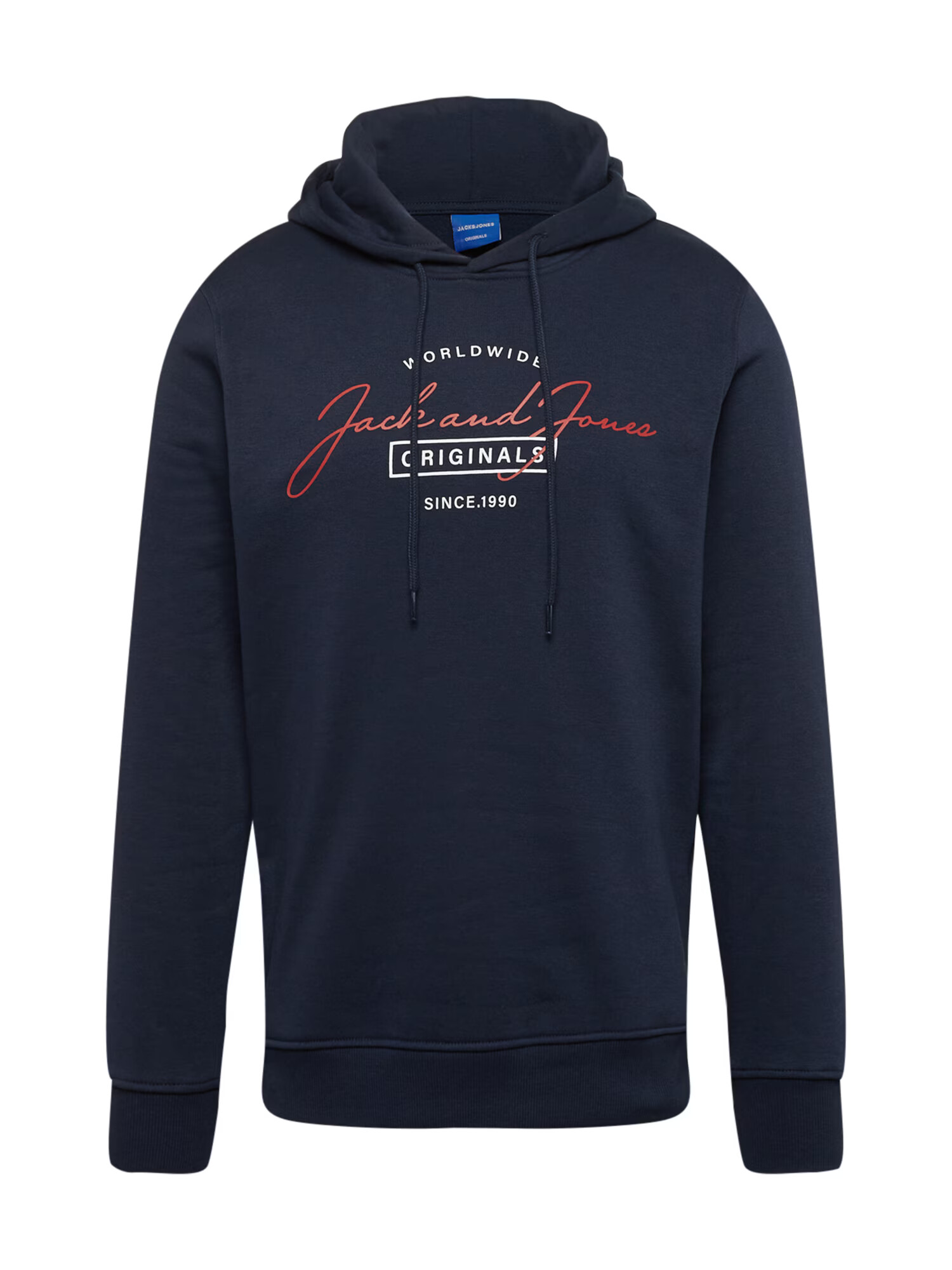 JACK & JONES Μπλούζα φούτερ 'FERRY' ναυτικό μπλε / κόκκινο / λευκό - Pepit.gr