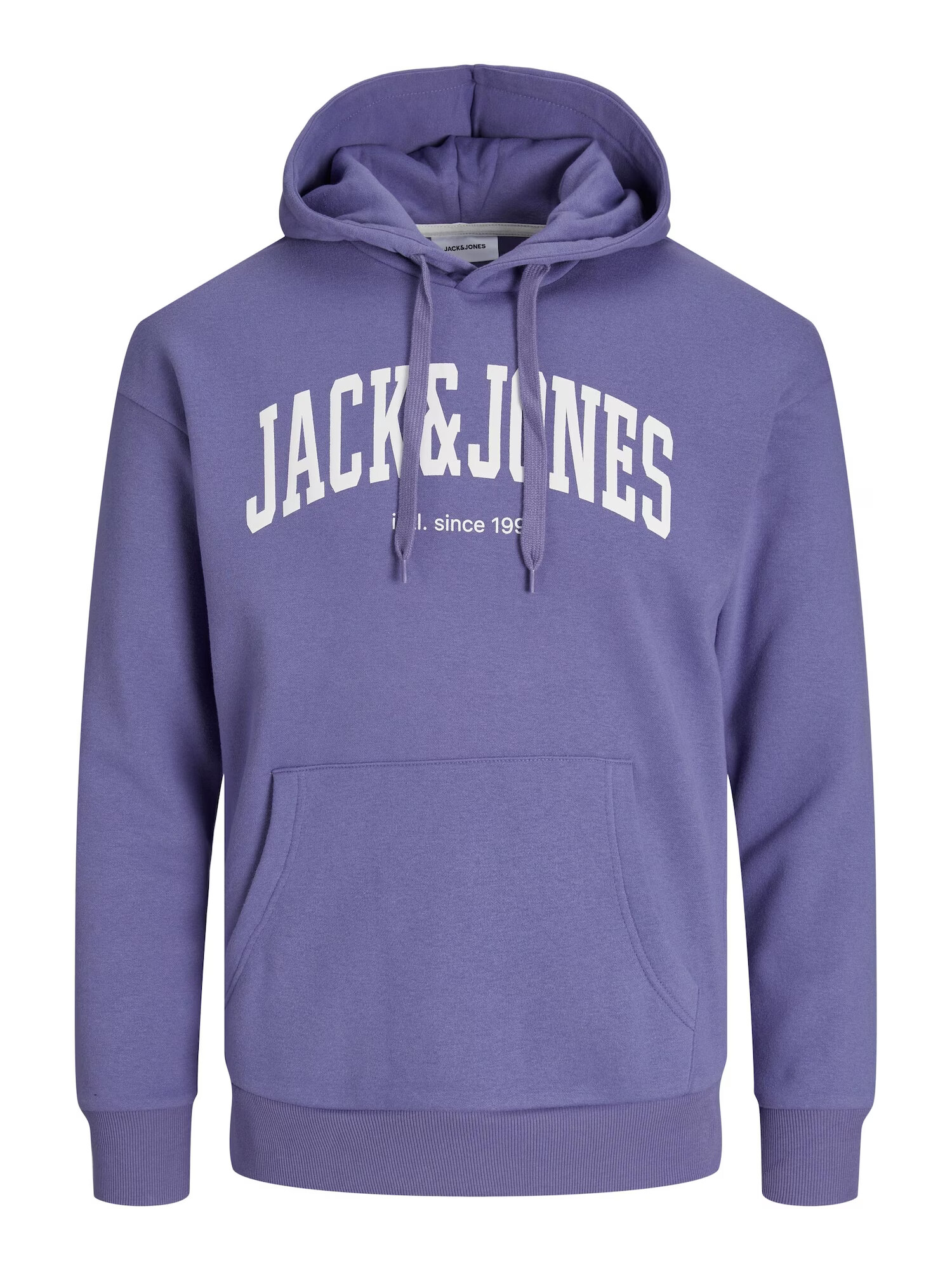 JACK & JONES Μπλούζα φούτερ 'Josh' λιλά / λευκό - Pepit.gr