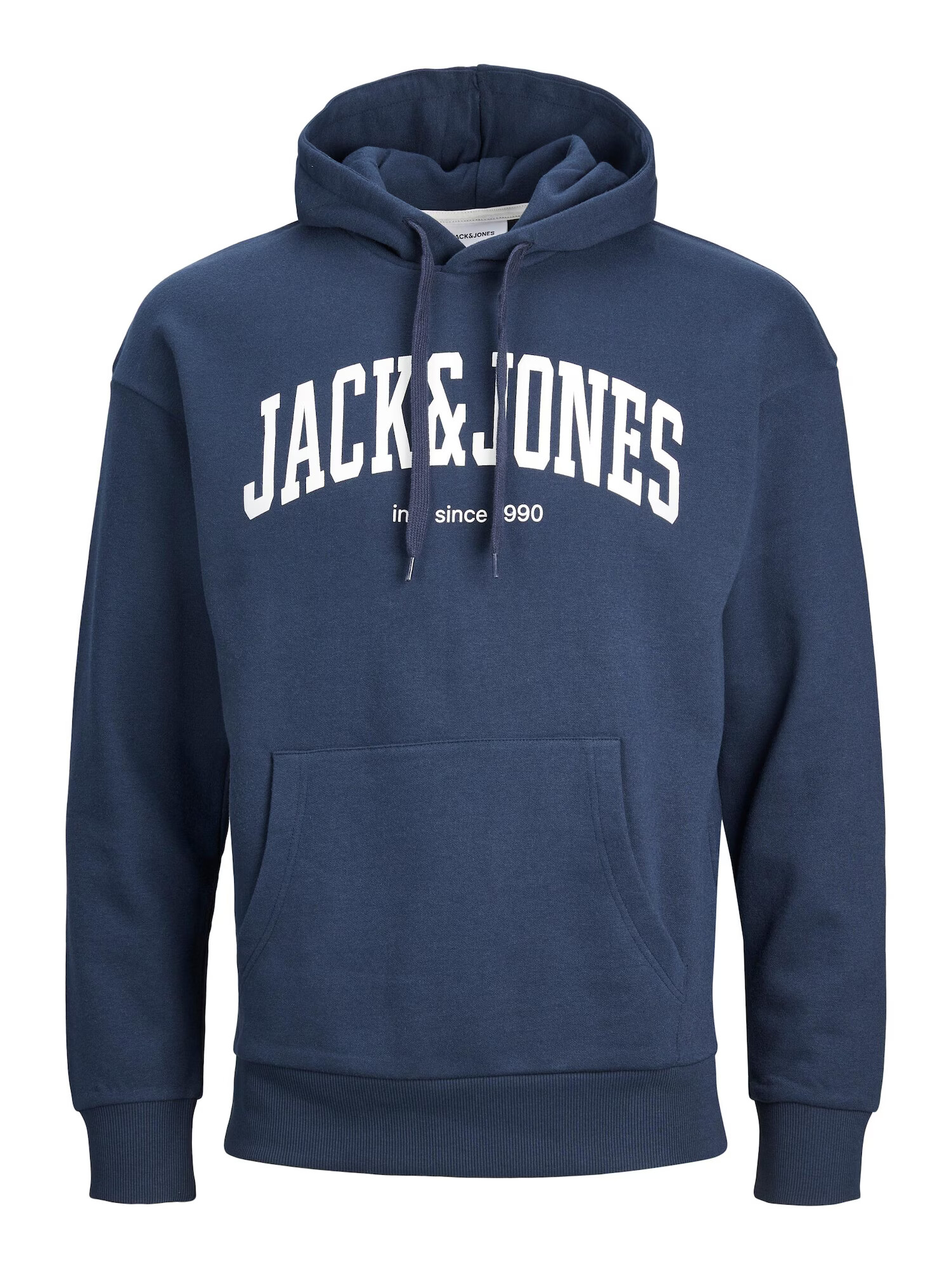 JACK & JONES Μπλούζα φούτερ 'Josh' ναυτικό μπλε / λευκό - Pepit.gr