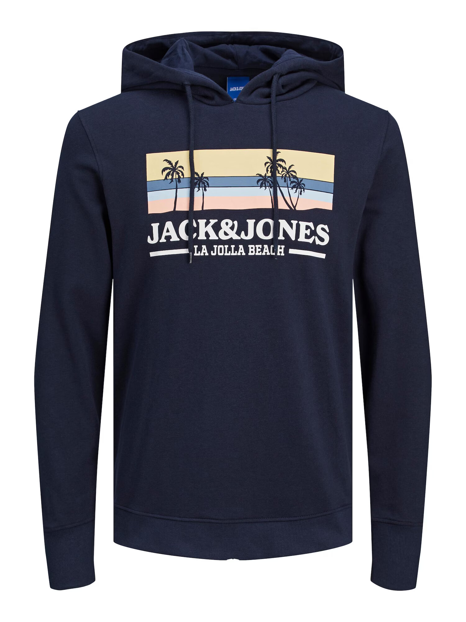 JACK & JONES Μπλούζα φούτερ 'Malibu' μπλε νύχτας / ανάμεικτα χρώματα - Pepit.gr