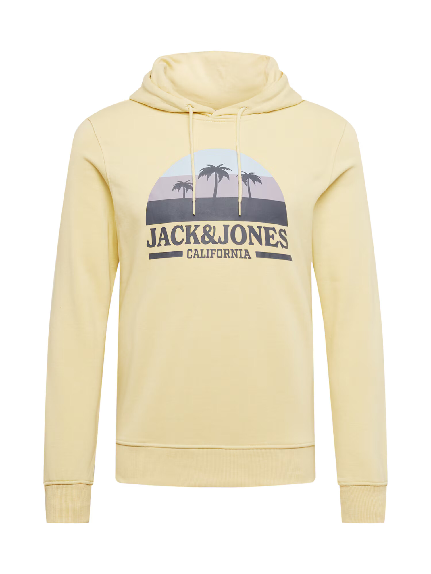 JACK & JONES Μπλούζα φούτερ 'Malibu' ναυτικό μπλε / μπλε περιστεριού / γαλάζιο / ανοικτό κίτρινο - Pepit.gr