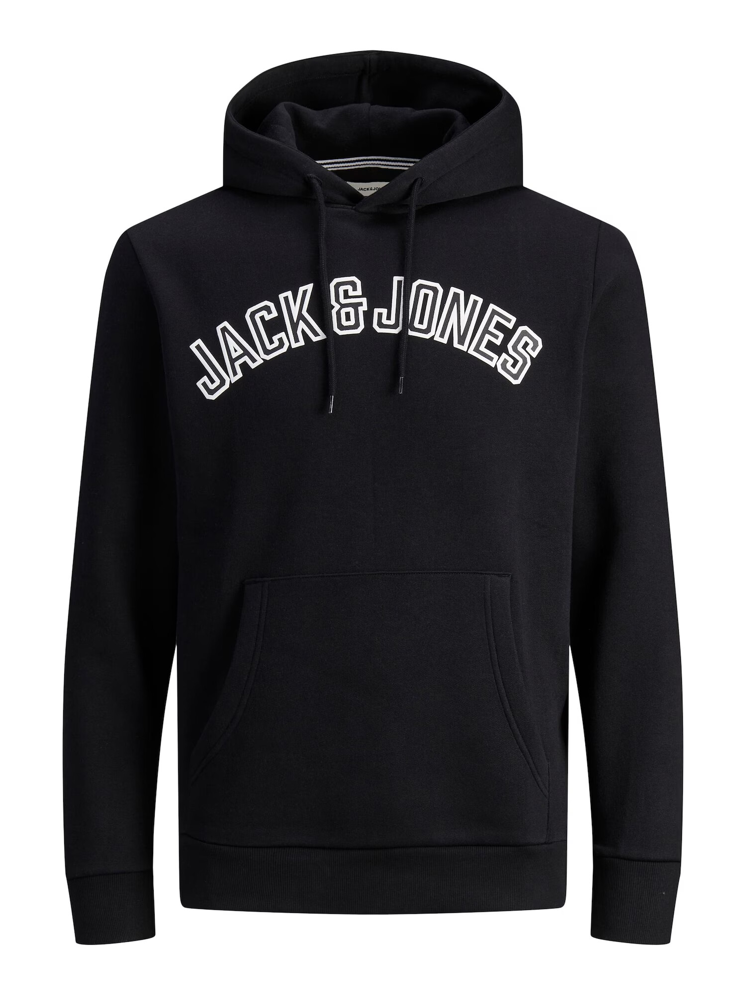 JACK & JONES Μπλούζα φούτερ μαύρο / λευκό - Pepit.gr