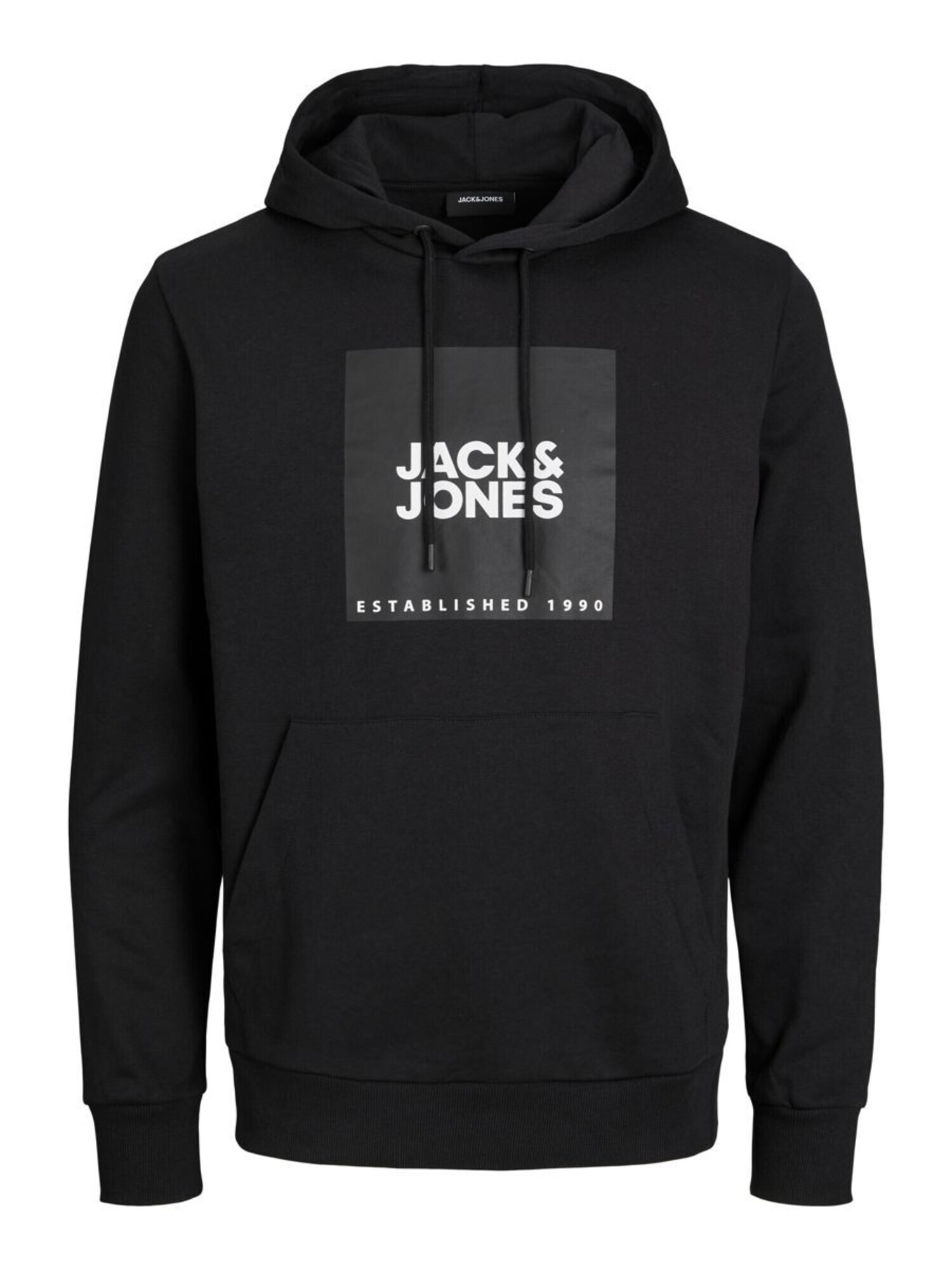 JACK & JONES Μπλούζα φούτερ μαύρο / λευκό - Pepit.gr