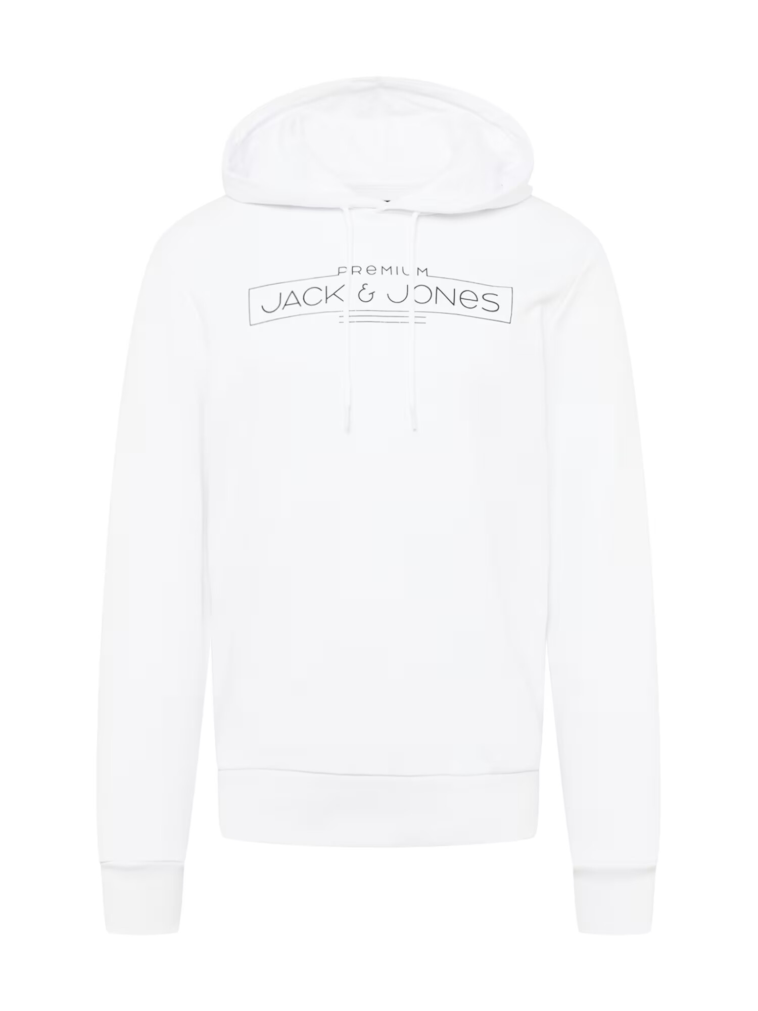 JACK & JONES Μπλούζα φούτερ μαύρο / λευκό - Pepit.gr