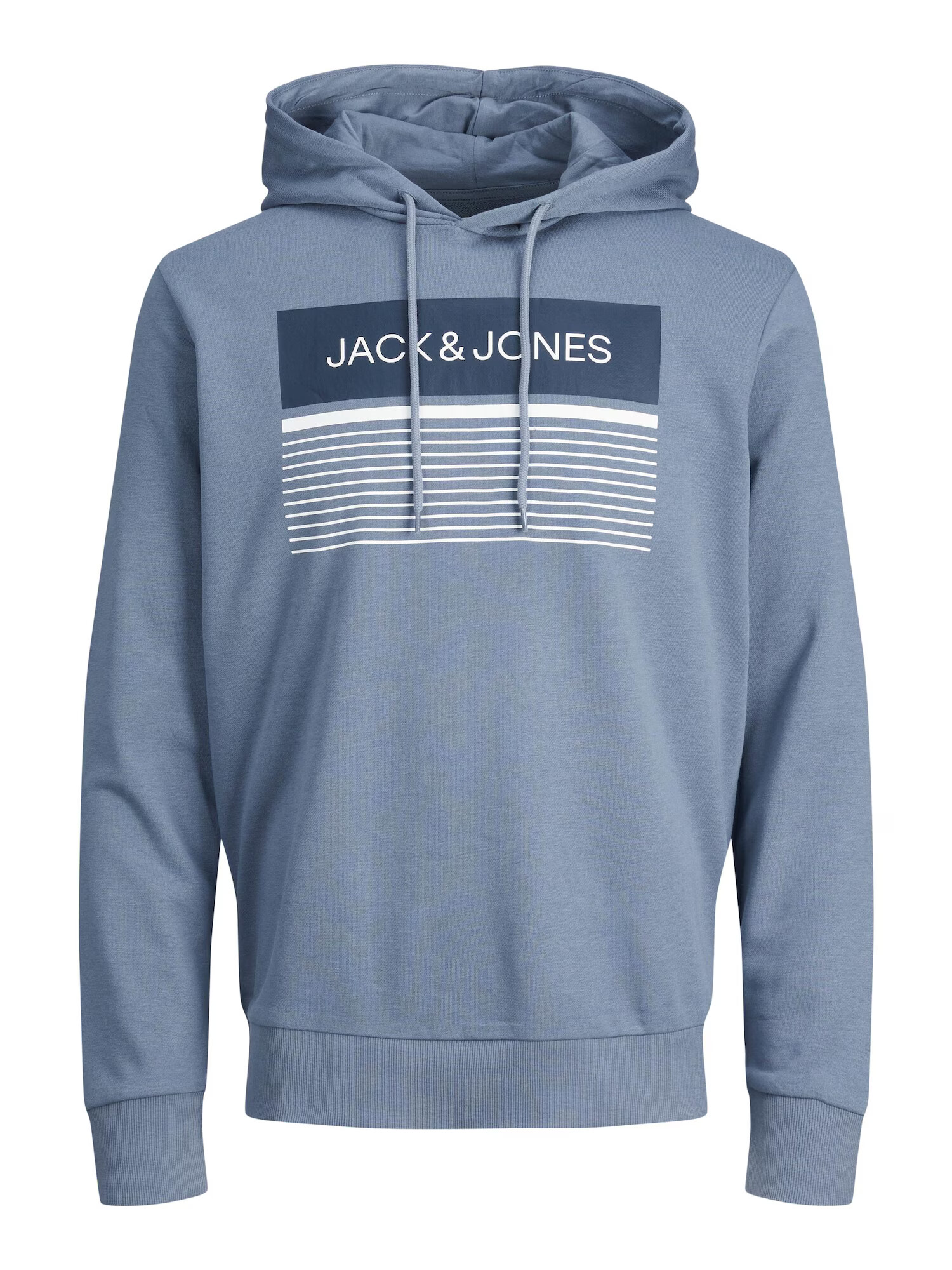 JACK & JONES Μπλούζα φούτερ μπλε μαρέν / γαλάζιο / λευκό - Pepit.gr