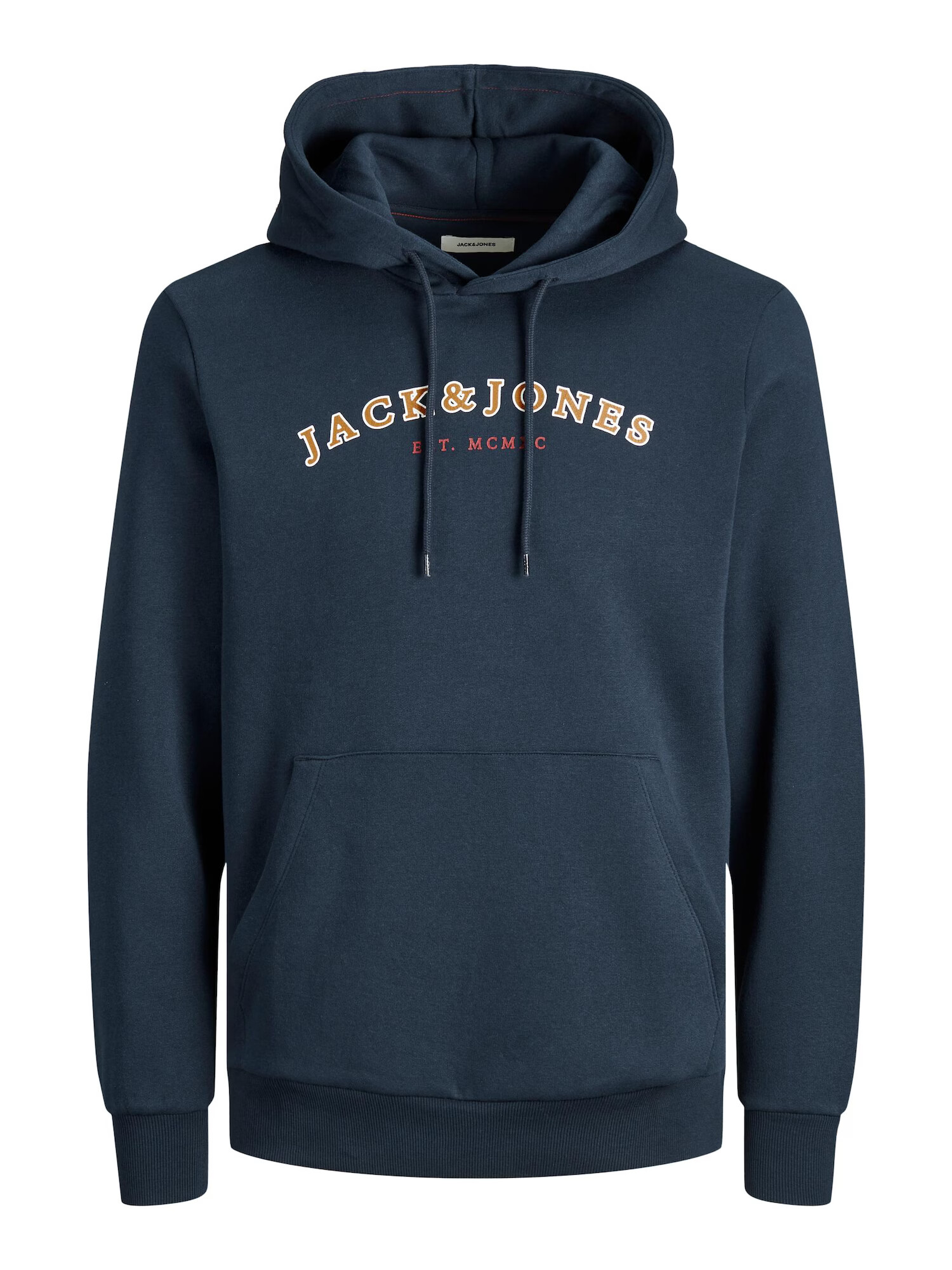 JACK & JONES Μπλούζα φούτερ ναυτικό μπλε / καφέ / κόκκινο / λευκό - Pepit.gr