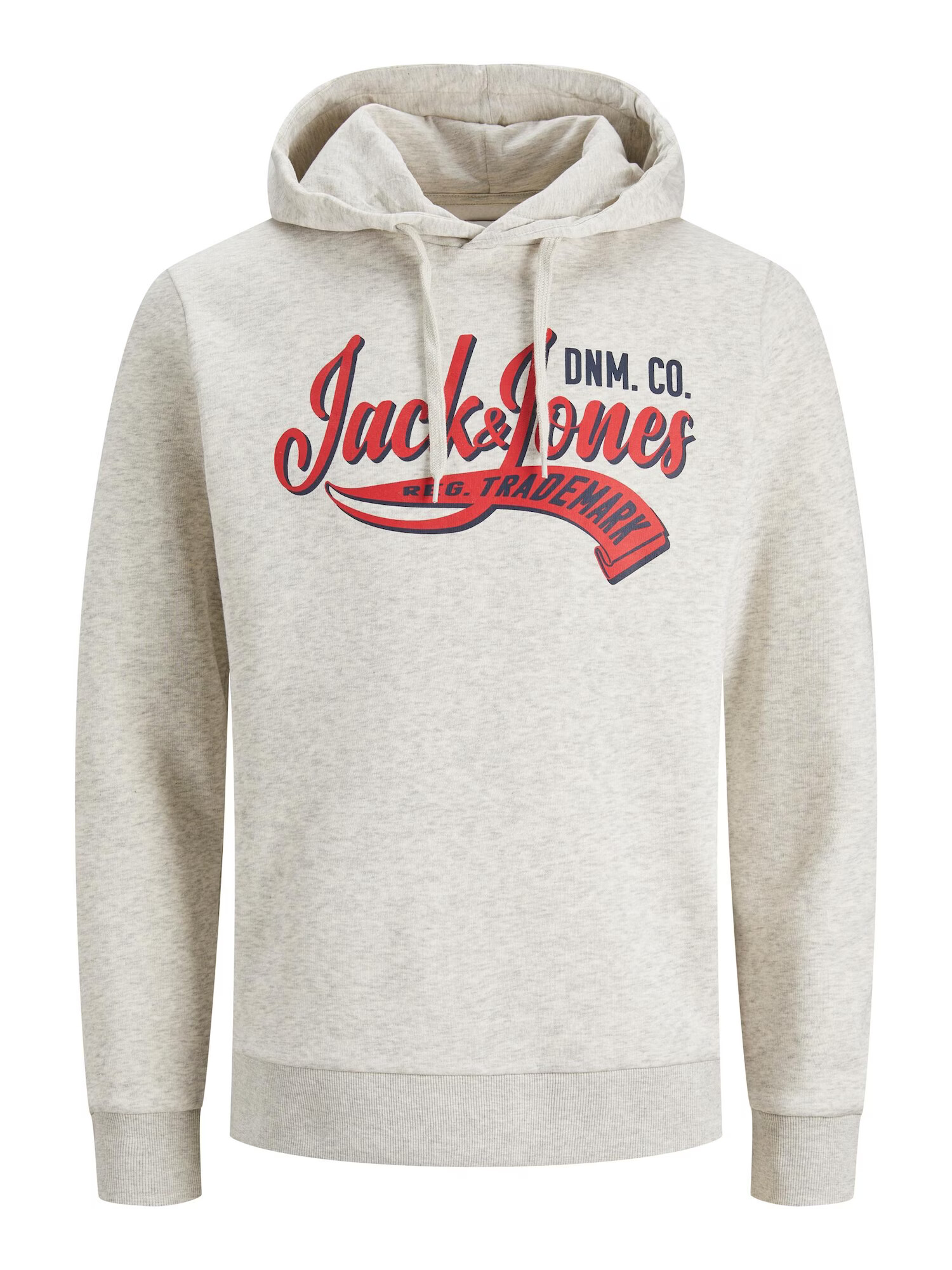 JACK & JONES Μπλούζα φούτερ ναυτικό μπλε / κόκκινο / λευκό μελανζέ - Pepit.gr