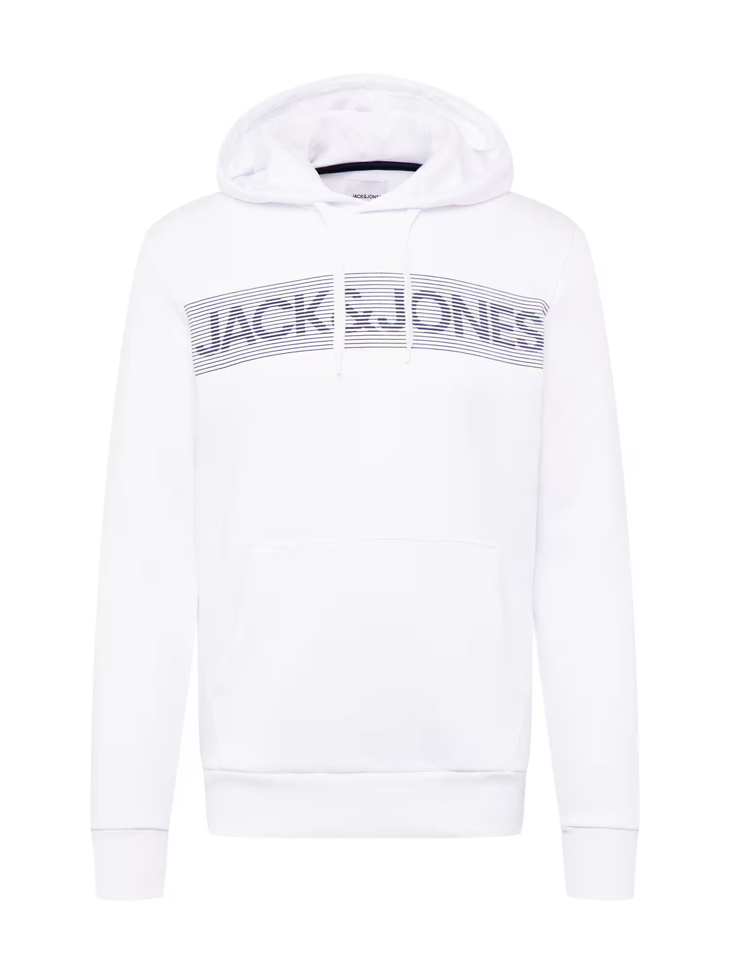 JACK & JONES Μπλούζα φούτερ ναυτικό μπλε / λευκό - Pepit.gr