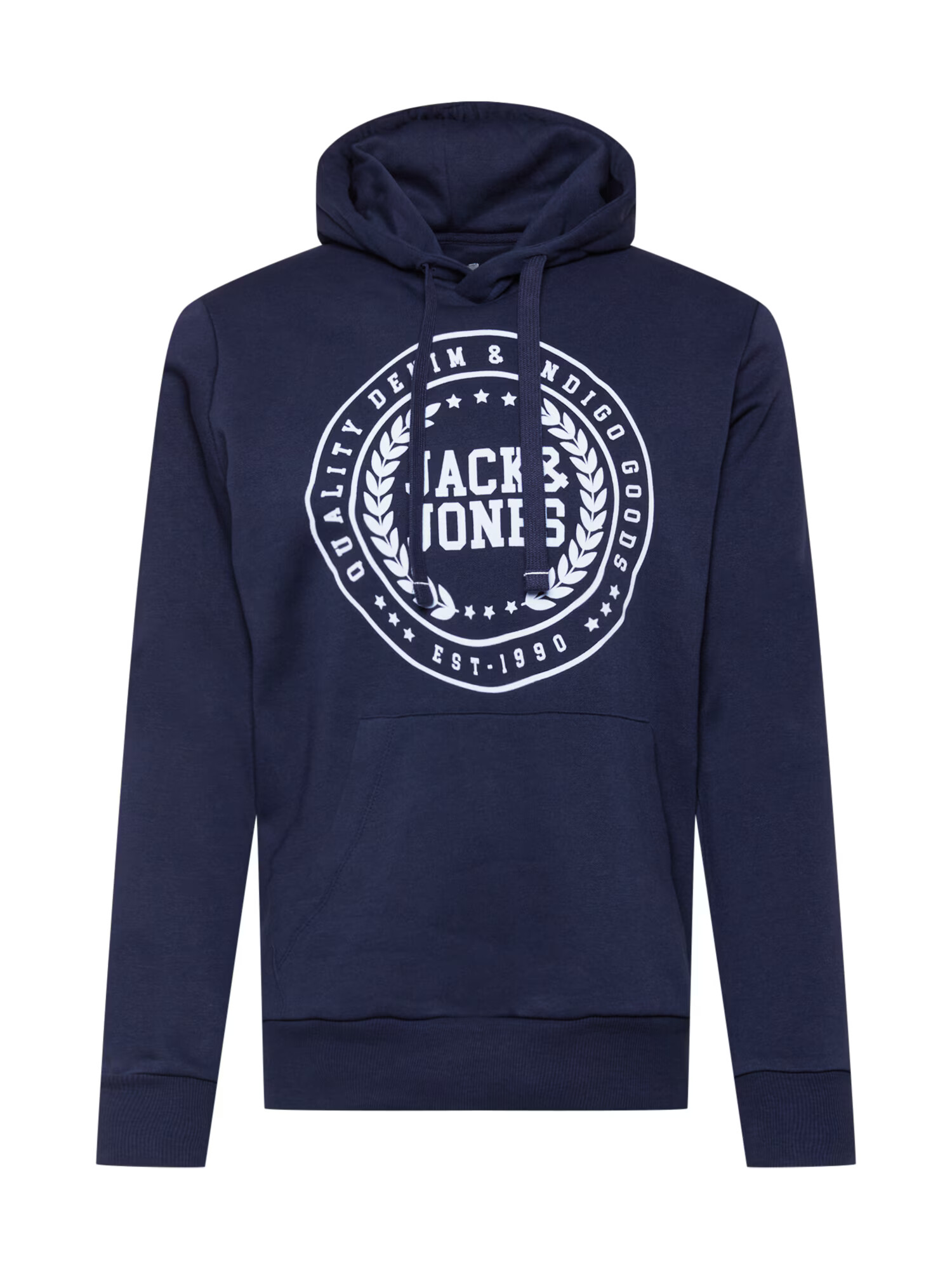 JACK & JONES Μπλούζα φούτερ ναυτικό μπλε / λευκό - Pepit.gr