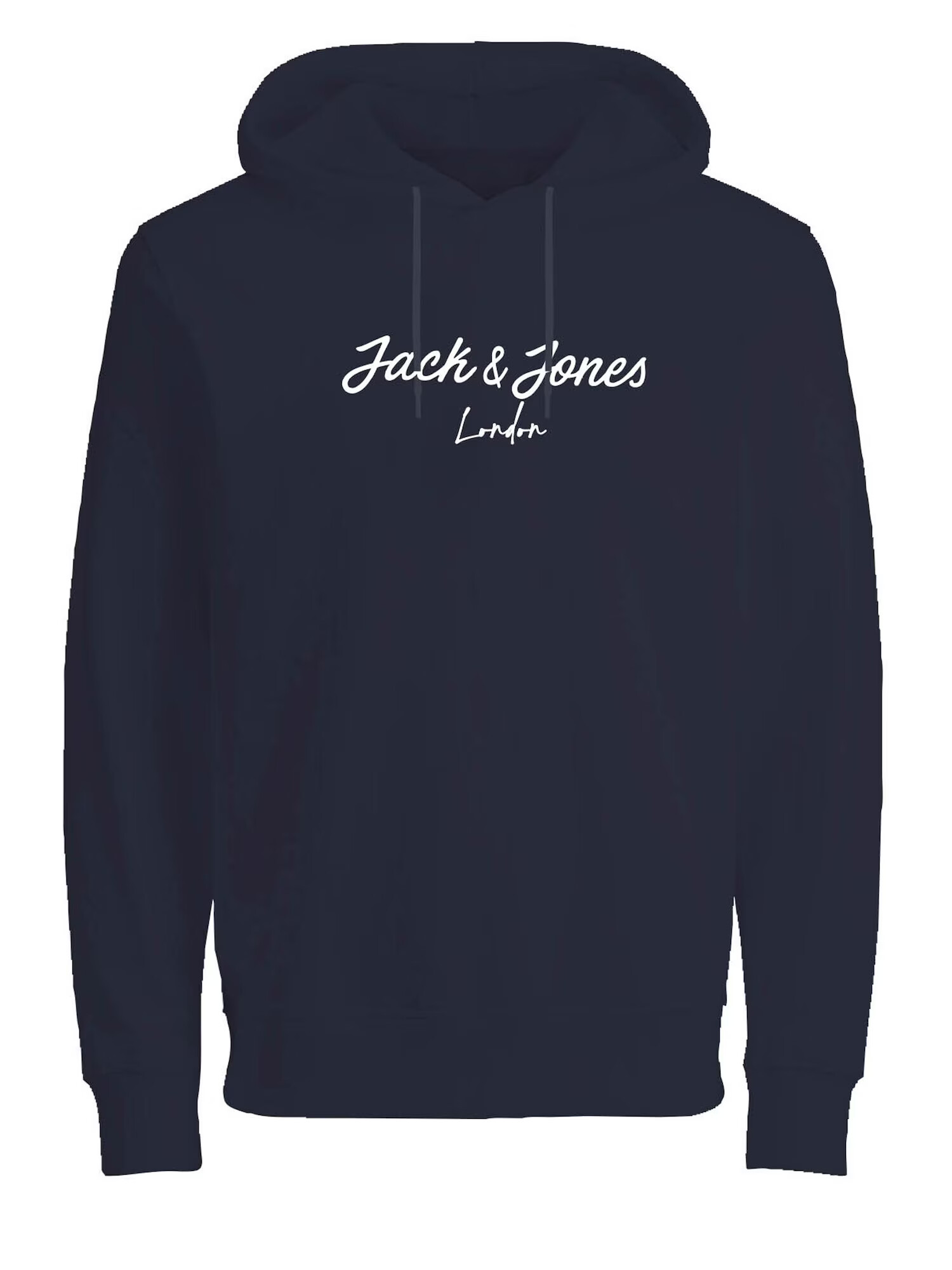 JACK & JONES Μπλούζα φούτερ ναυτικό μπλε / λευκό - Pepit.gr