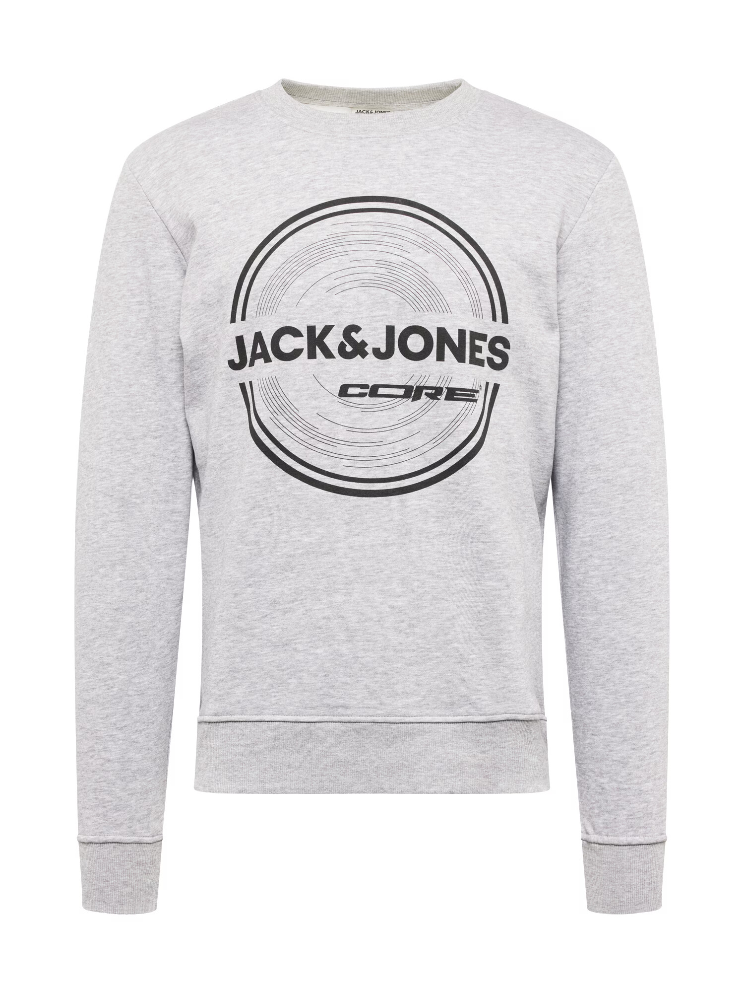 JACK & JONES Μπλούζα φούτερ 'PILOU' ανοικτό γκρι / μαύρο - Pepit.gr