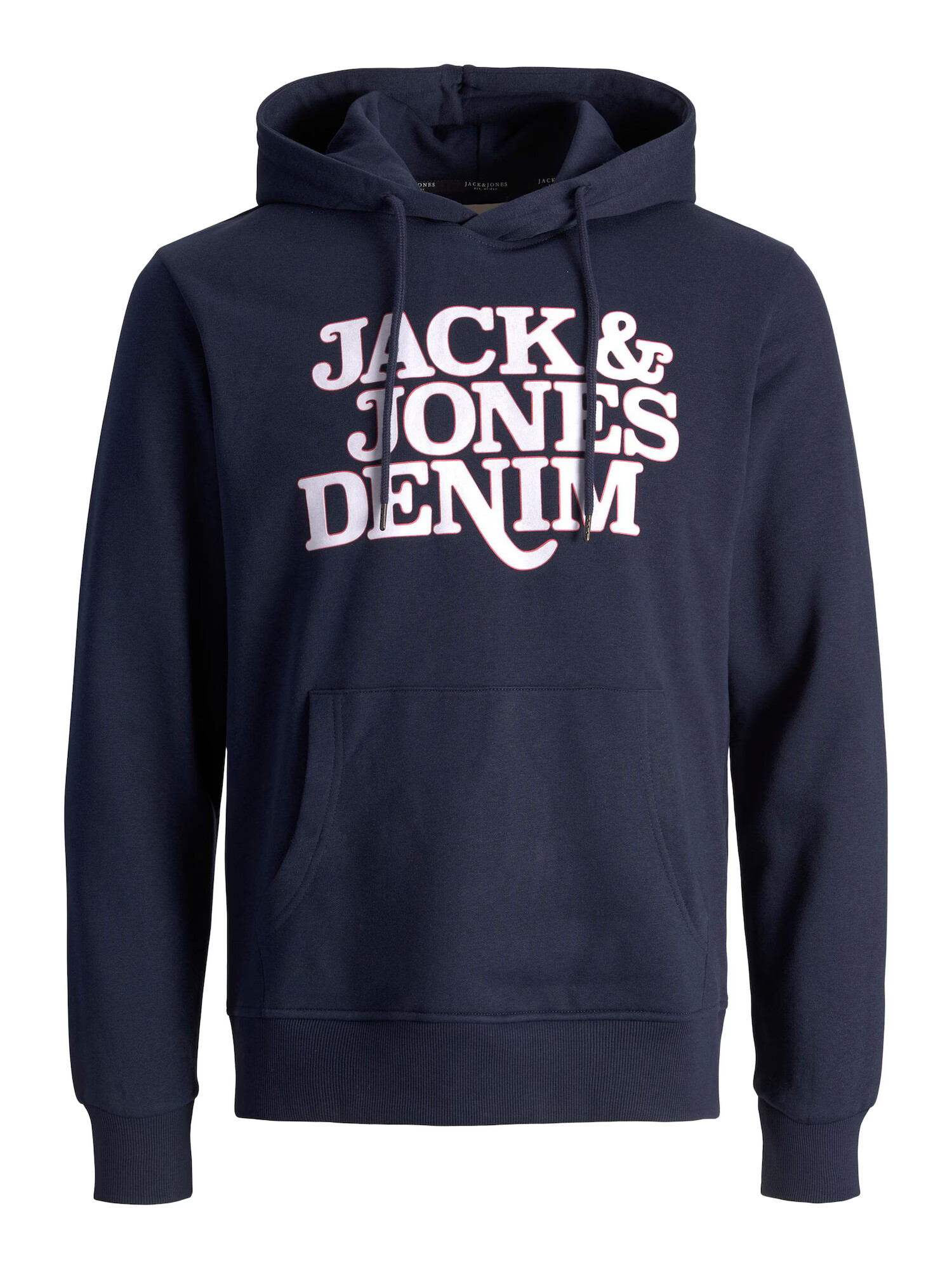 JACK & JONES Μπλούζα φούτερ 'Rack' ναυτικό μπλε / λευκό - Pepit.gr