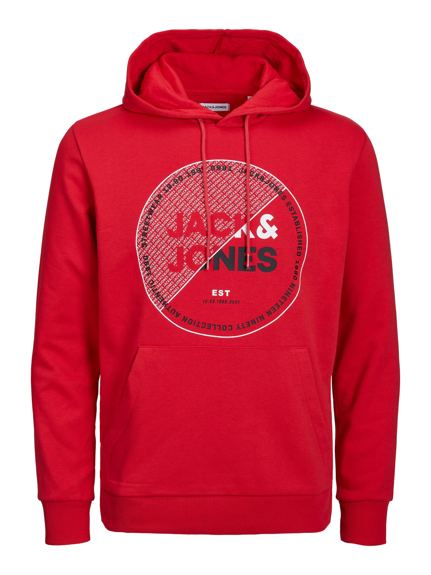 JACK & JONES Μπλούζα φούτερ 'Ralf' κόκκινο / μαύρο / λευκό - Pepit.gr