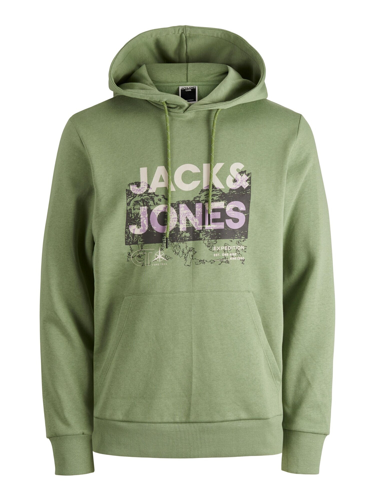 JACK & JONES Μπλούζα φούτερ 'Trek' πράσινο / λιλά / μούρο / ρόδινο - Pepit.gr