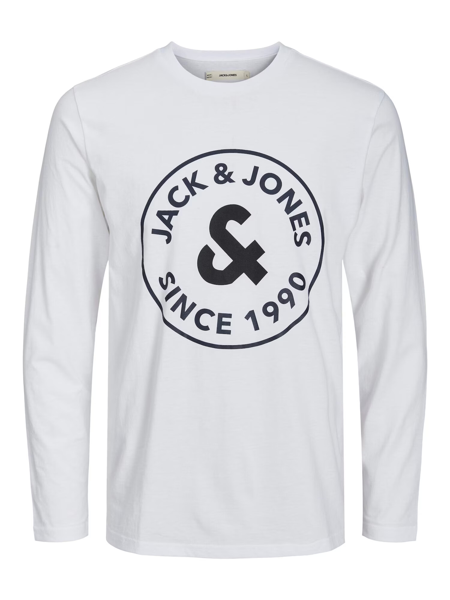 JACK & JONES Μπλουζάκι 'AARON' σκούρο μπλε / offwhite - Pepit.gr