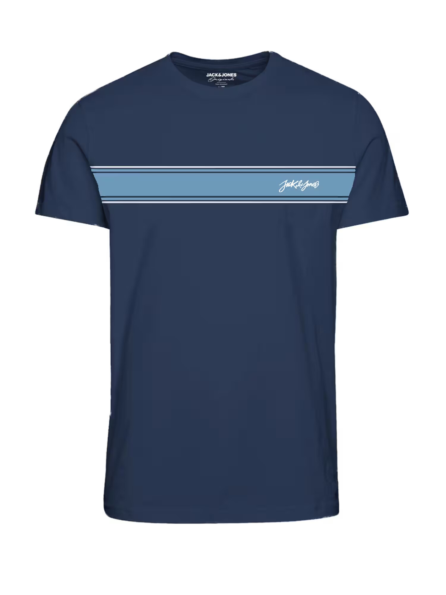 JACK & JONES Μπλουζάκι 'AMSON' μπλε / ναυτικό μπλε - Pepit.gr