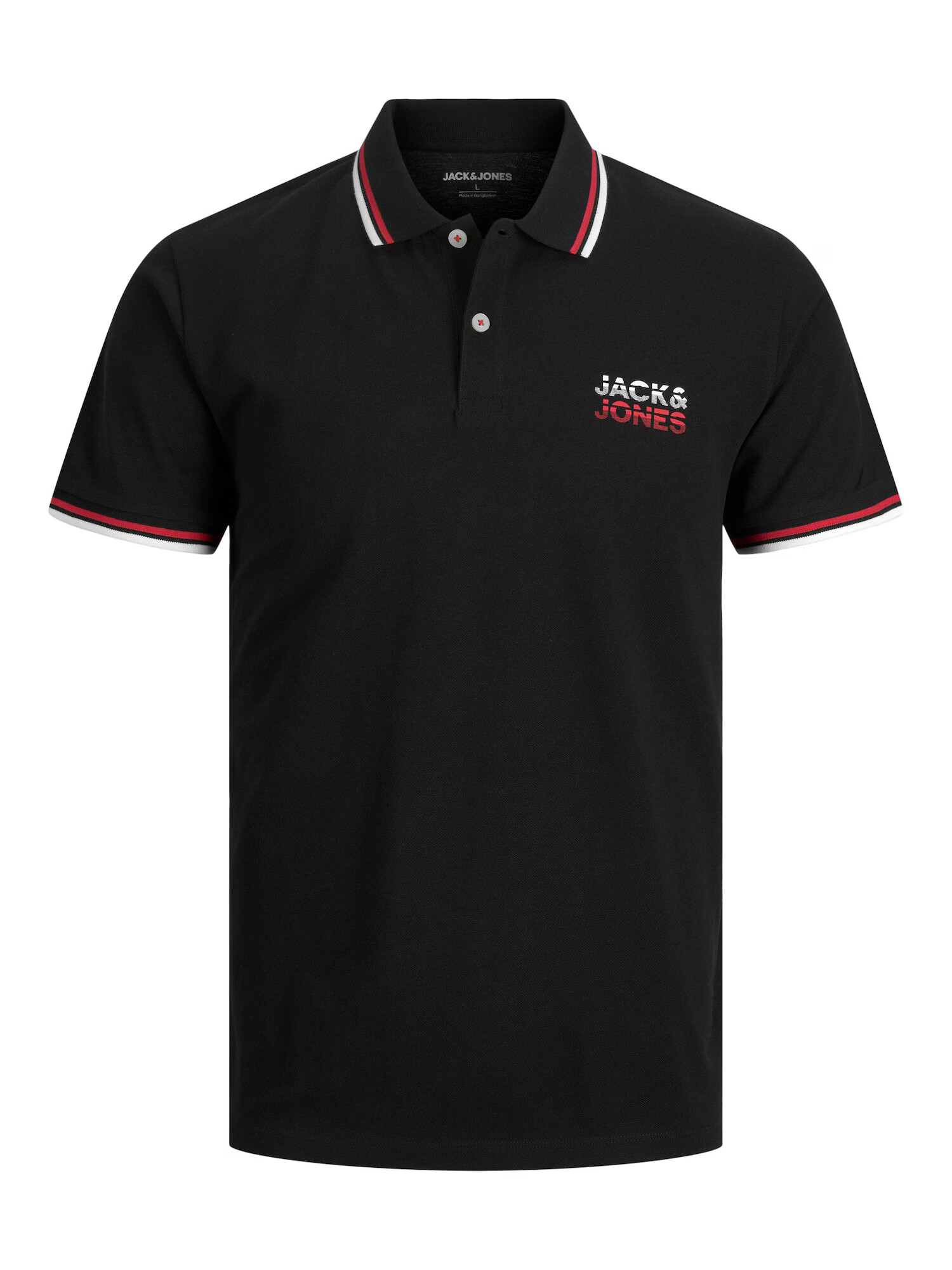 JACK & JONES Μπλουζάκι 'Atlas' κόκκινο / μαύρο / λευκό - Pepit.gr