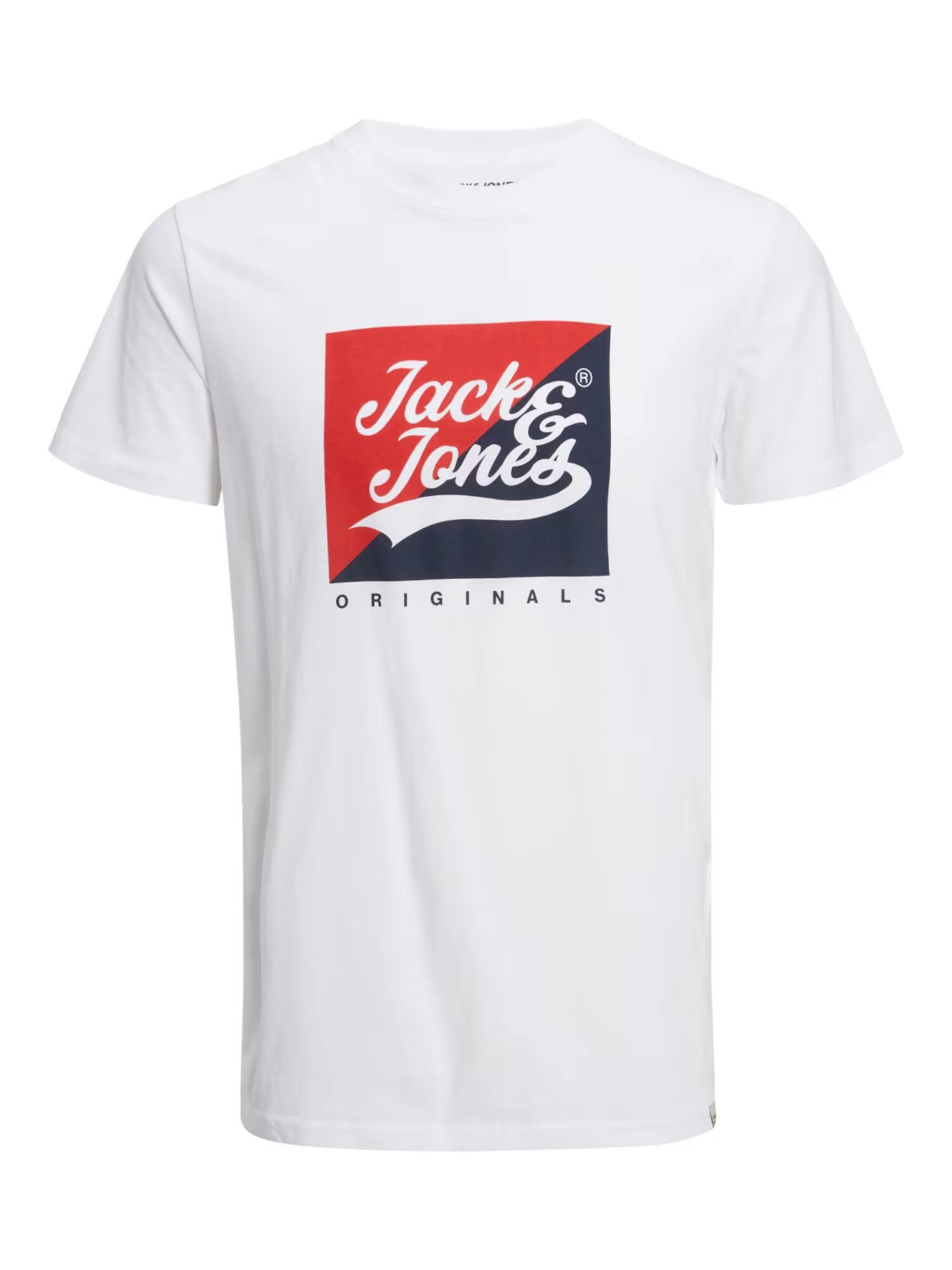 JACK & JONES Μπλουζάκι 'Beckss' κόκκινο / μαύρο / λευκό - Pepit.gr