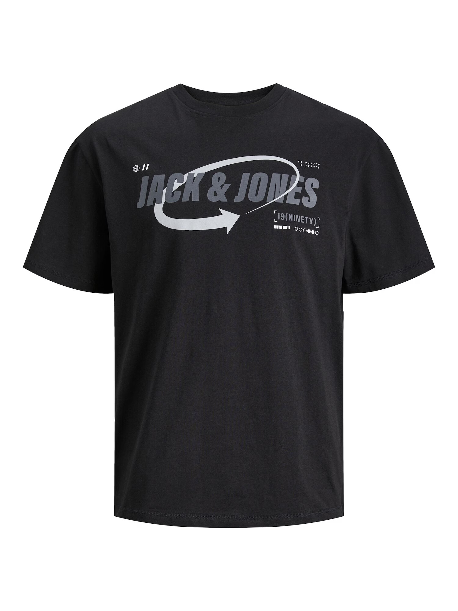 JACK & JONES Μπλουζάκι 'BLACK' γαλάζιο / ανθρακί / μαύρο - Pepit.gr