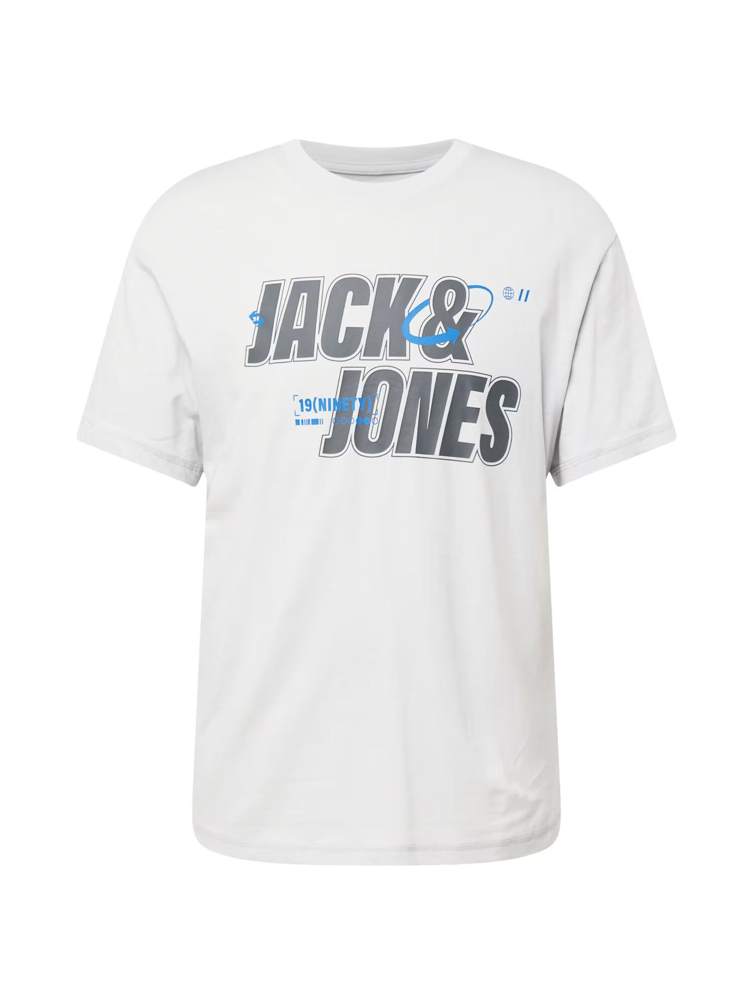 JACK & JONES Μπλουζάκι 'BLACK' μπλε / γκρι / ανοικτό γκρι / λευκό - Pepit.gr