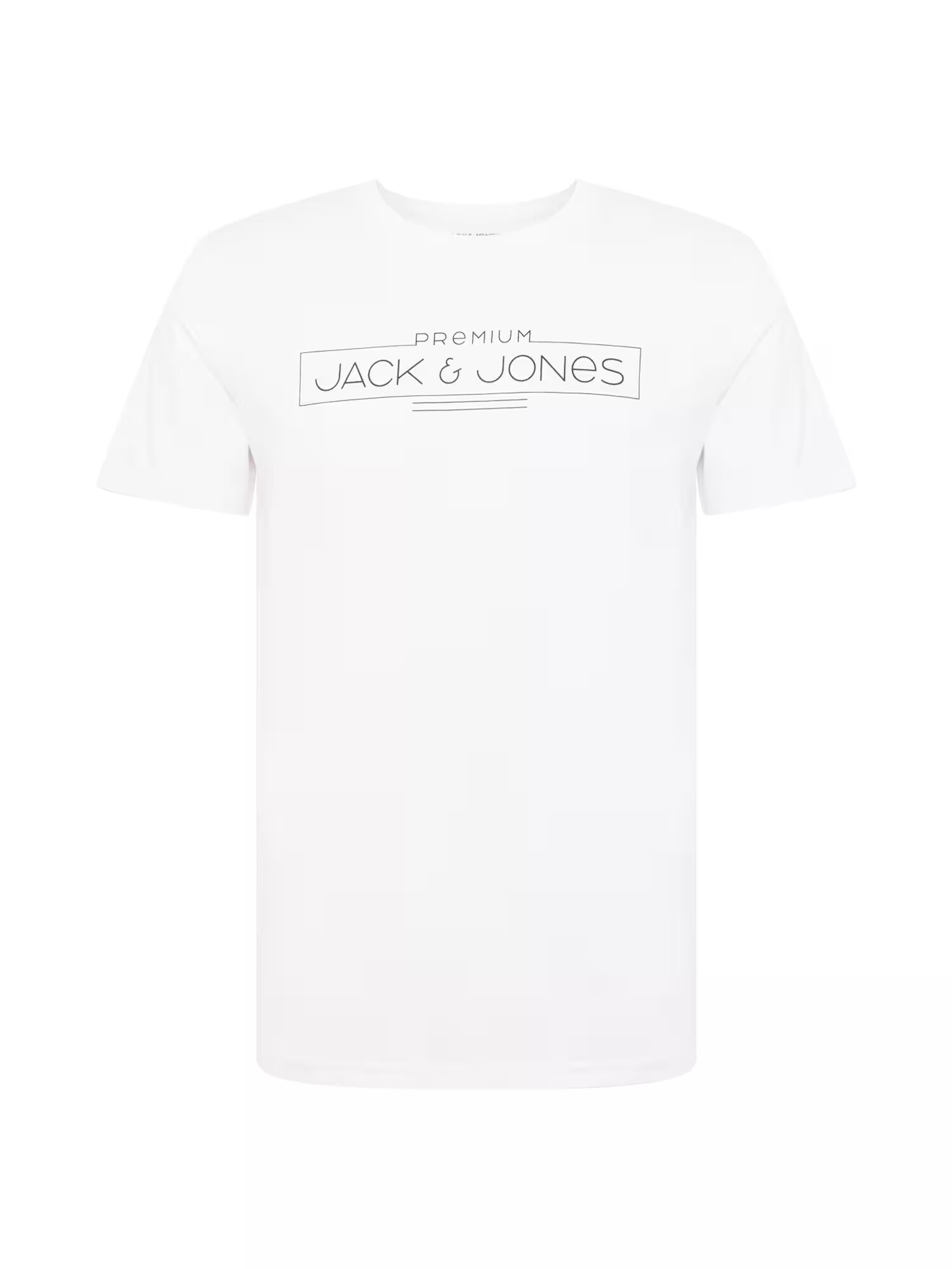 JACK & JONES Μπλουζάκι 'BOOSTER' μαύρο / offwhite - Pepit.gr