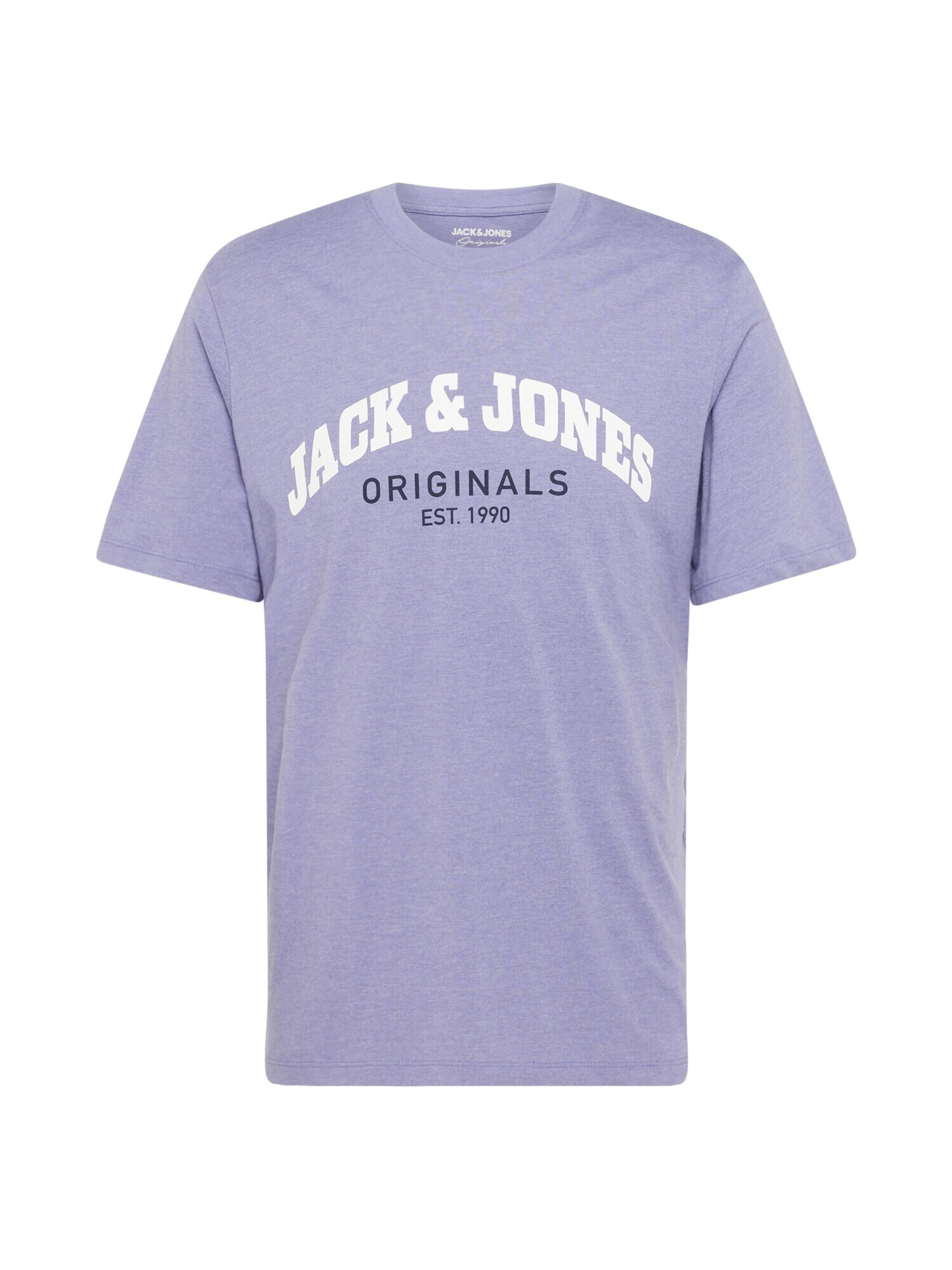 JACK & JONES Μπλουζάκι 'BRAD' μπλε μαρέν / λεβάντα / λευκό - Pepit.gr