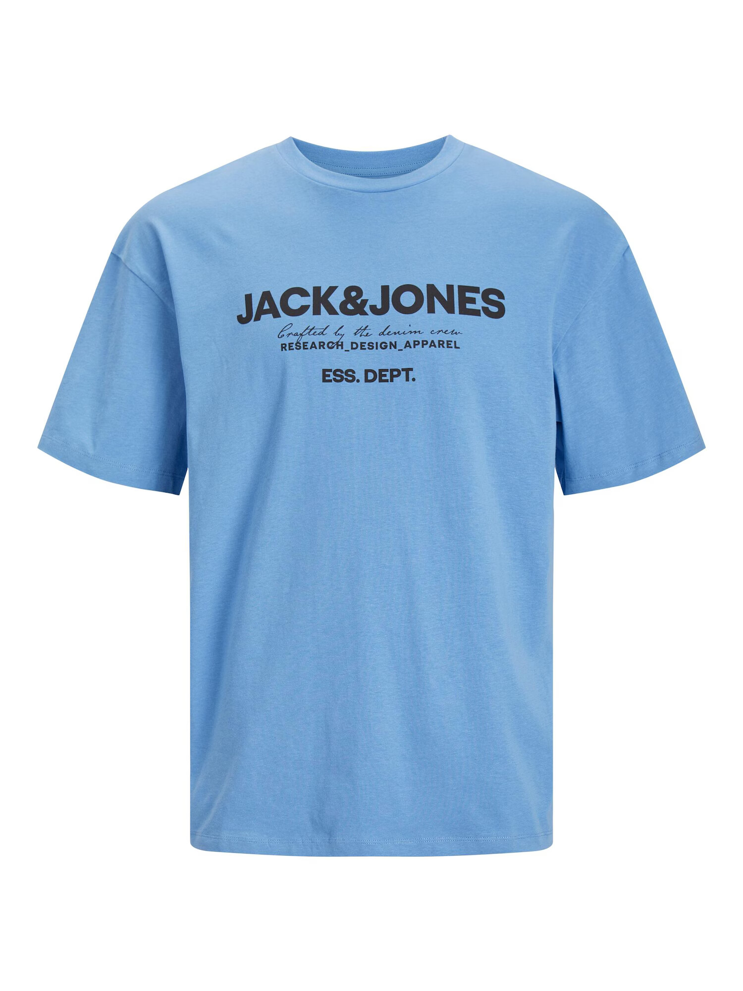 JACK & JONES Μπλουζάκι 'GALE' μπλε ουρανού / μαύρο - Pepit.gr