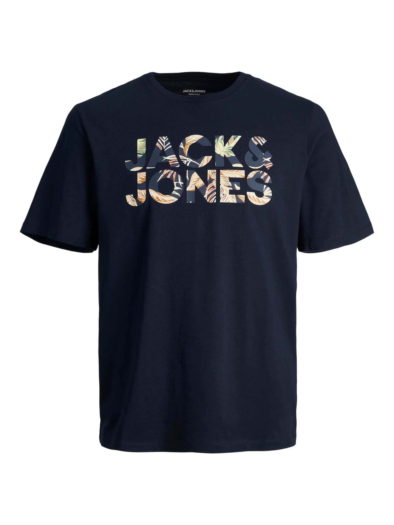 JACK & JONES Μπλουζάκι 'JEFF' ανοικτό μπεζ / ναυτικό μπλε / σαφράν / πράσινο παστέλ - Pepit.gr