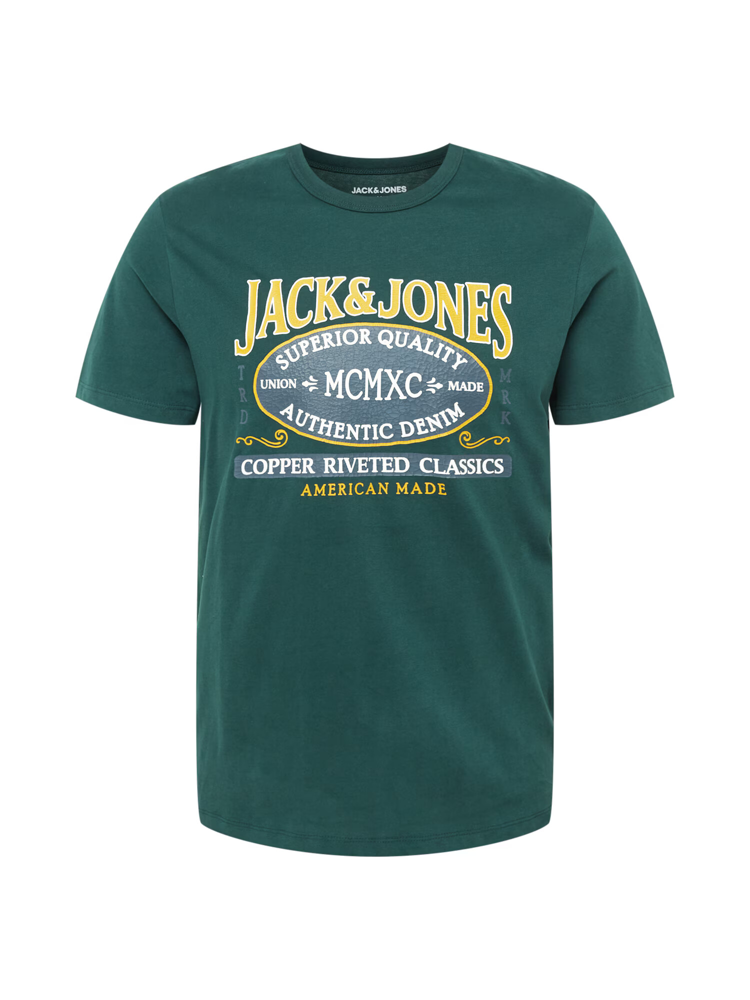 JACK & JONES Μπλουζάκι κίτρινο / γκρι / σκούρο γκρι / λευκό - Pepit.gr