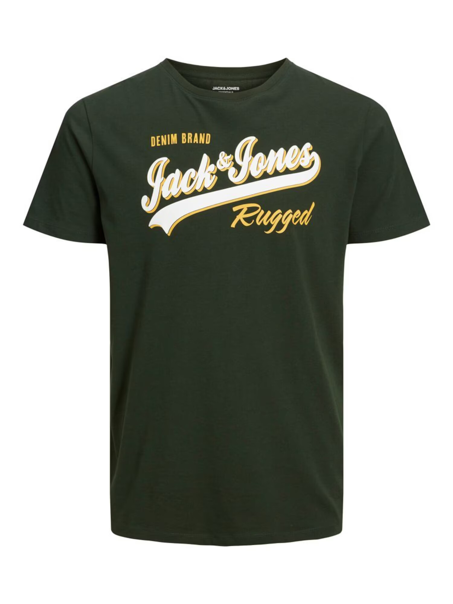 JACK & JONES Μπλουζάκι κίτρινο / πράσινο / λευκό - Pepit.gr