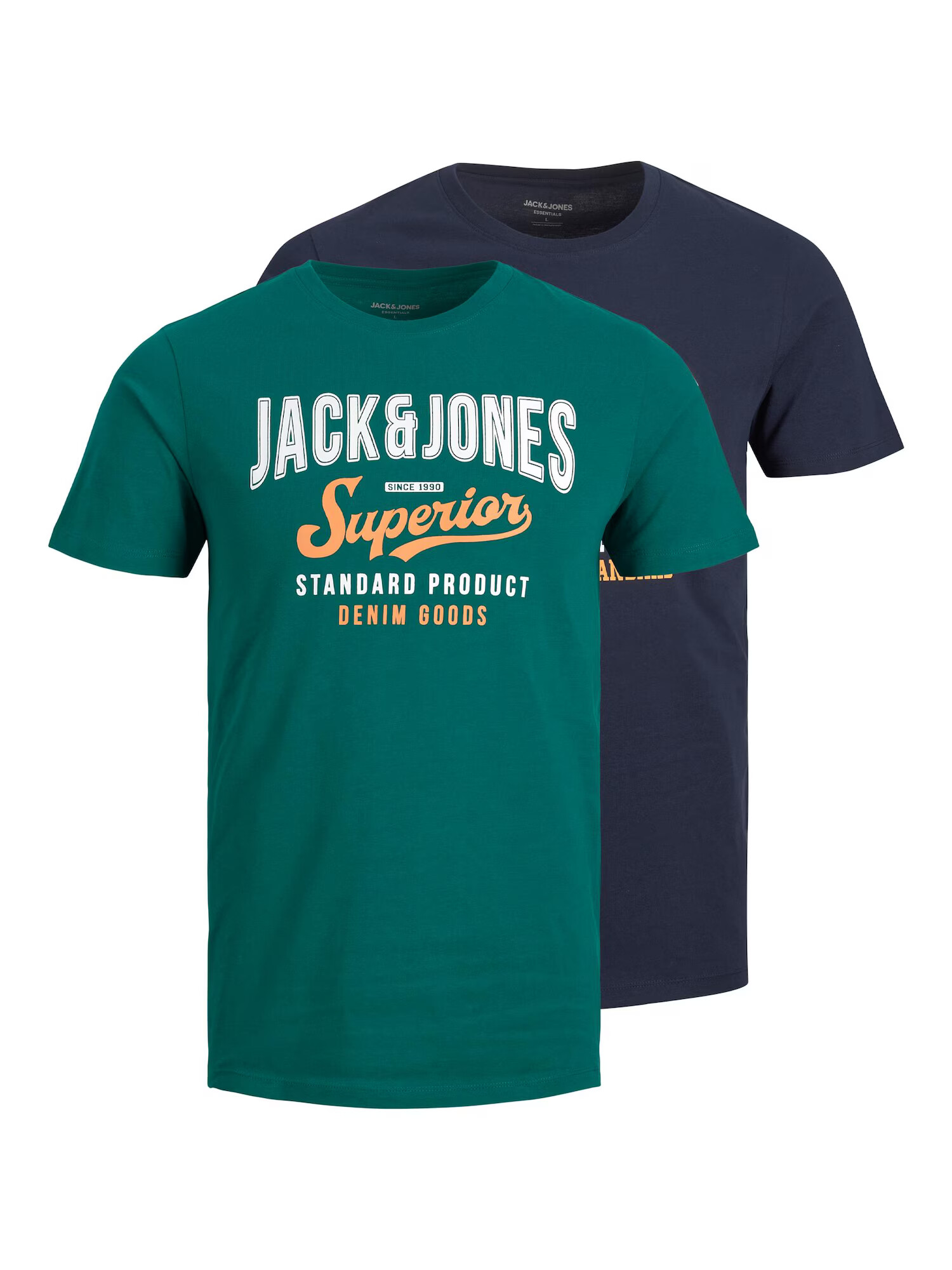 JACK & JONES Μπλουζάκι μπλε μαρέν / χρυσοκίτρινο / σκούρο πράσινο / λευκό - Pepit.gr